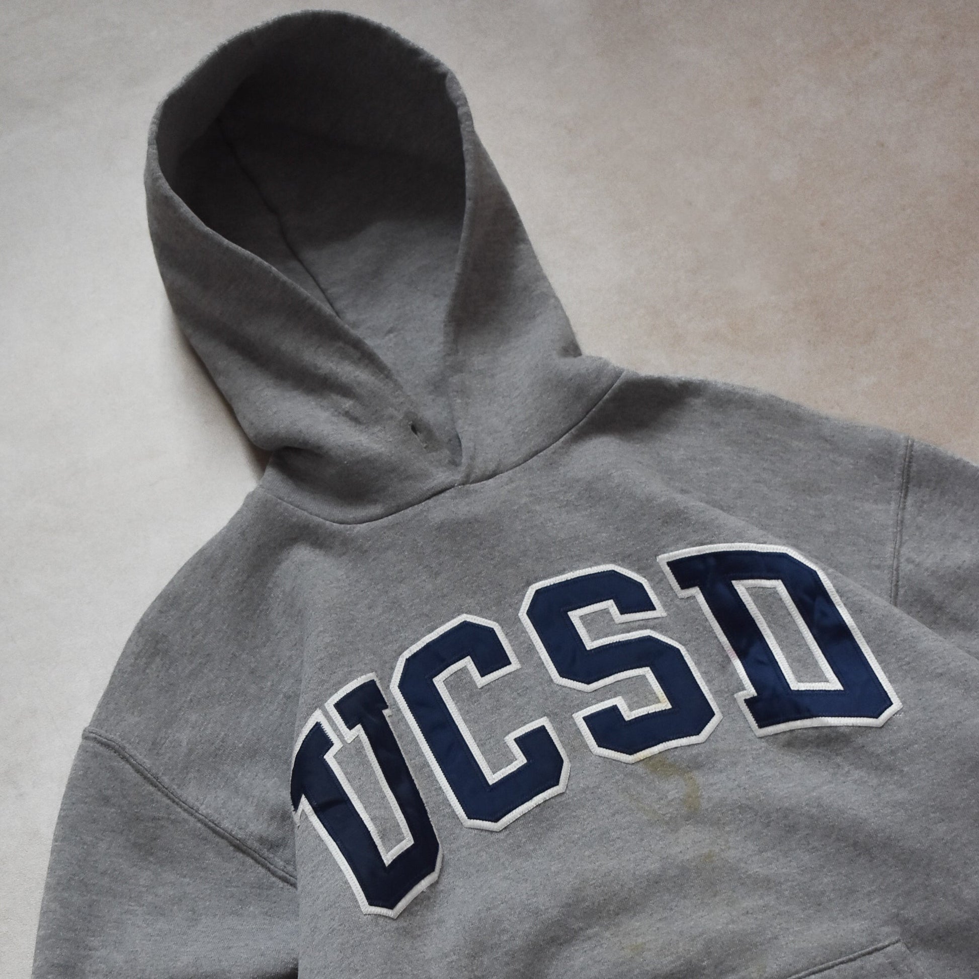 Vintage Russel Athletic UCSD Grey Hoodie - M sullivansvintage