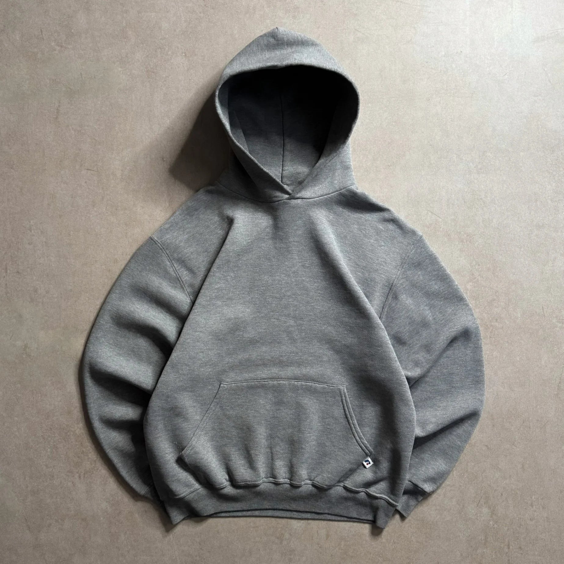 Vintage Russell Athletic Gray Hoodie - M