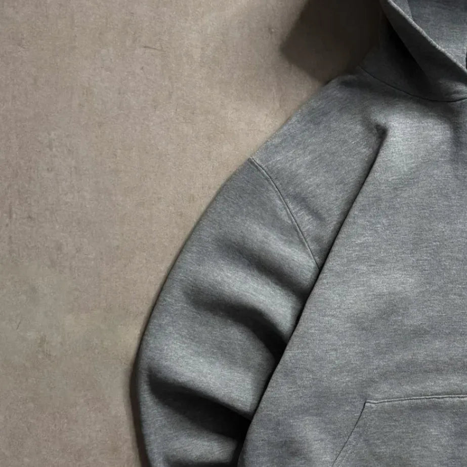 Vintage Russell Athletic Gray Hoodie - M Left