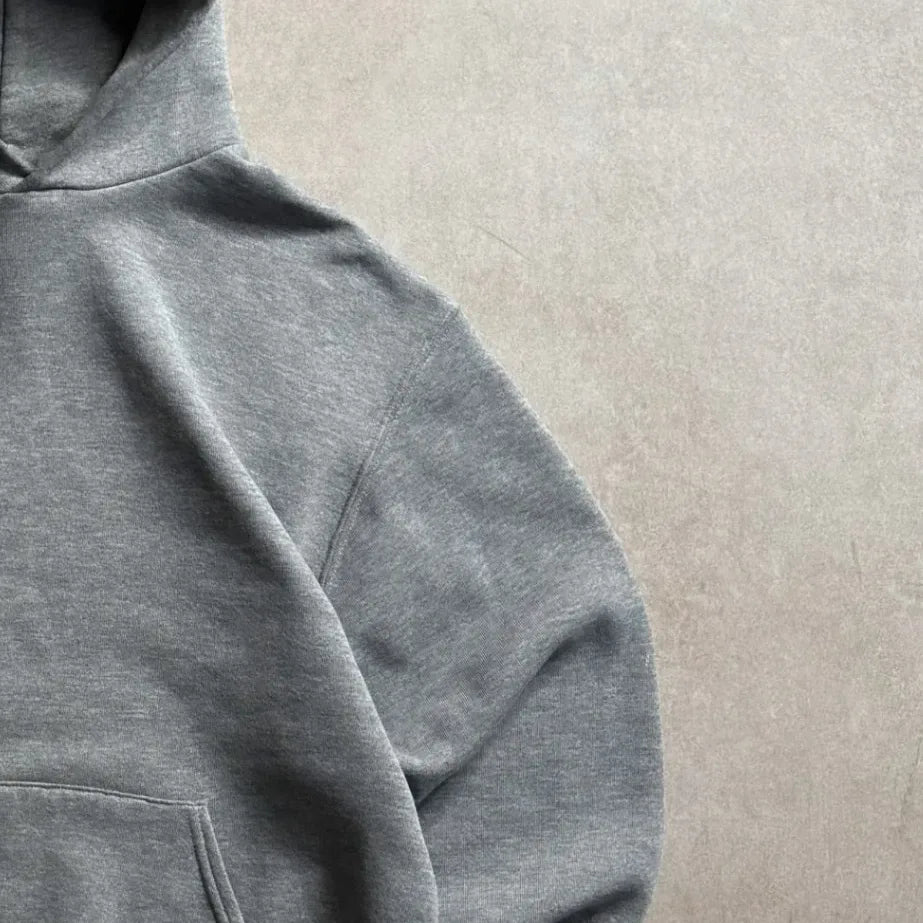 Vintage Russell Athletic Gray Hoodie - M Right