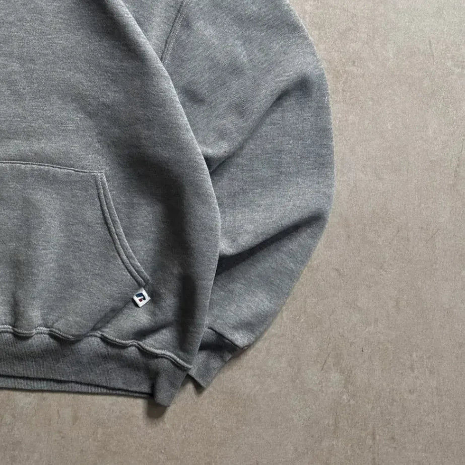 Vintage Russell Athletic Gray Hoodie - M Bottom Right