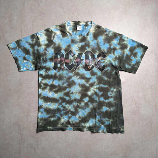Vintage Tie Dye AC/DC T-Shirt - L