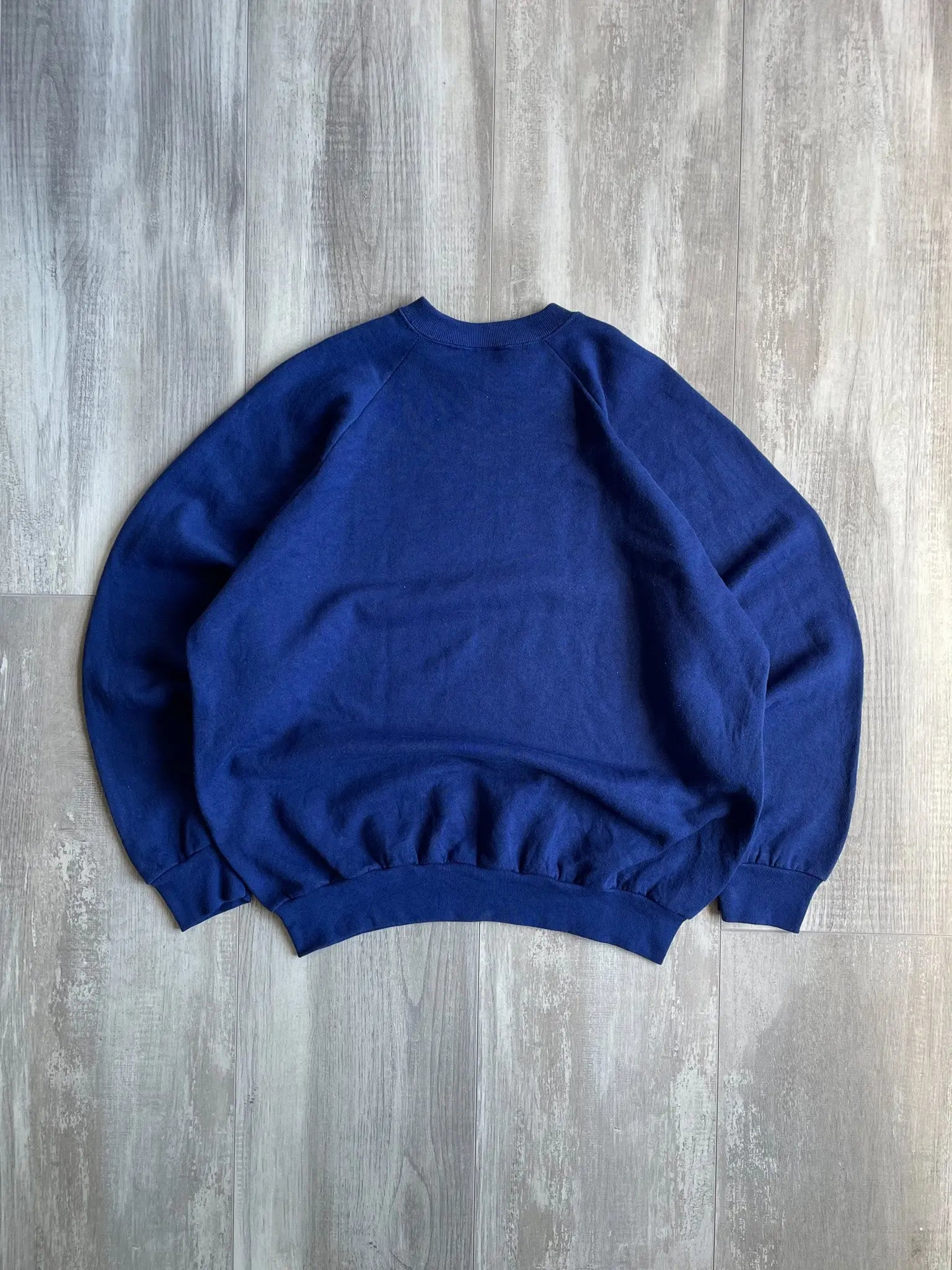 1990's Fruit Of The Loom Navy Sweatshirt - L sullivansvintage