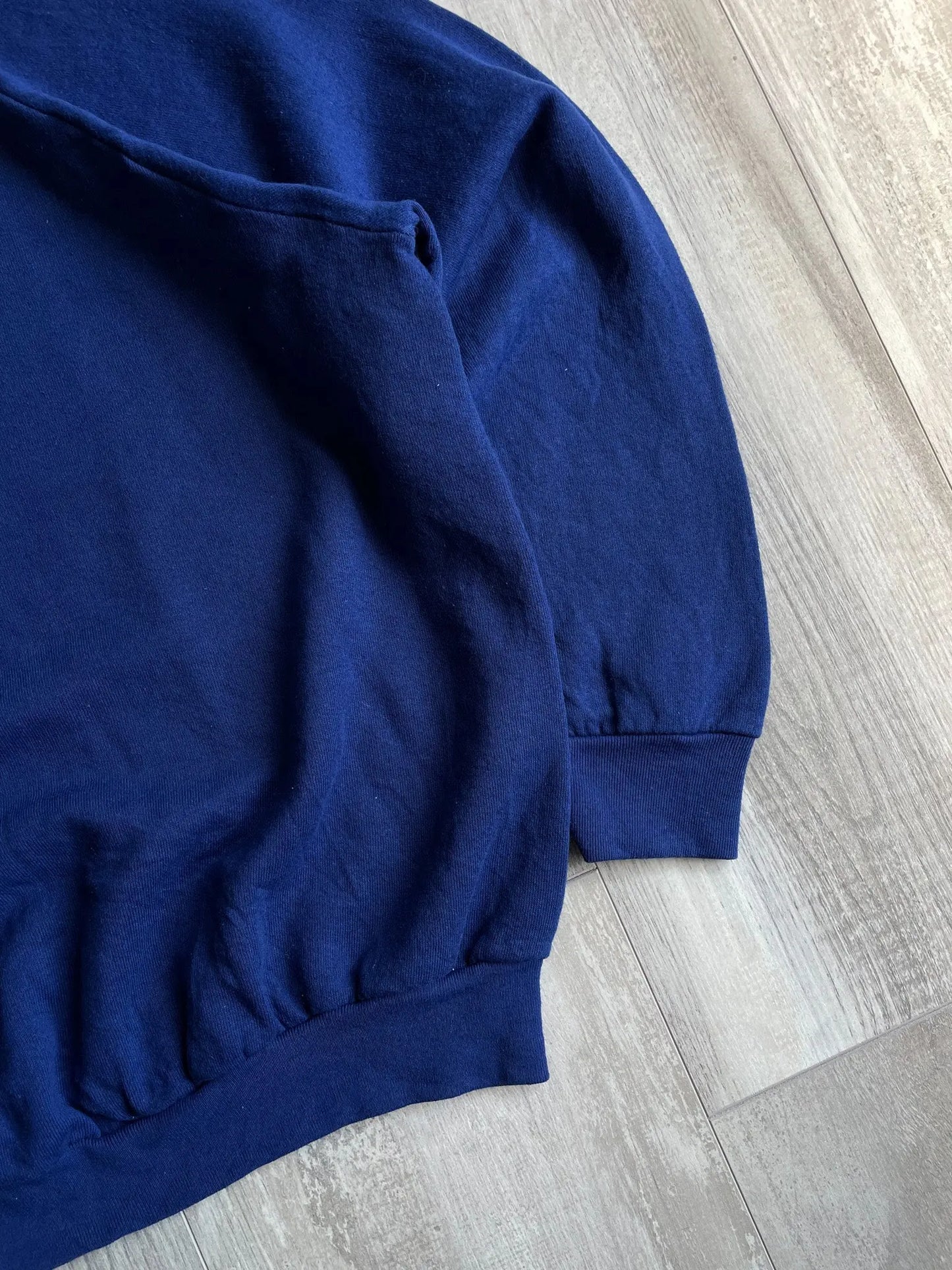1990's Fruit Of The Loom Navy Sweatshirt - L sullivansvintage