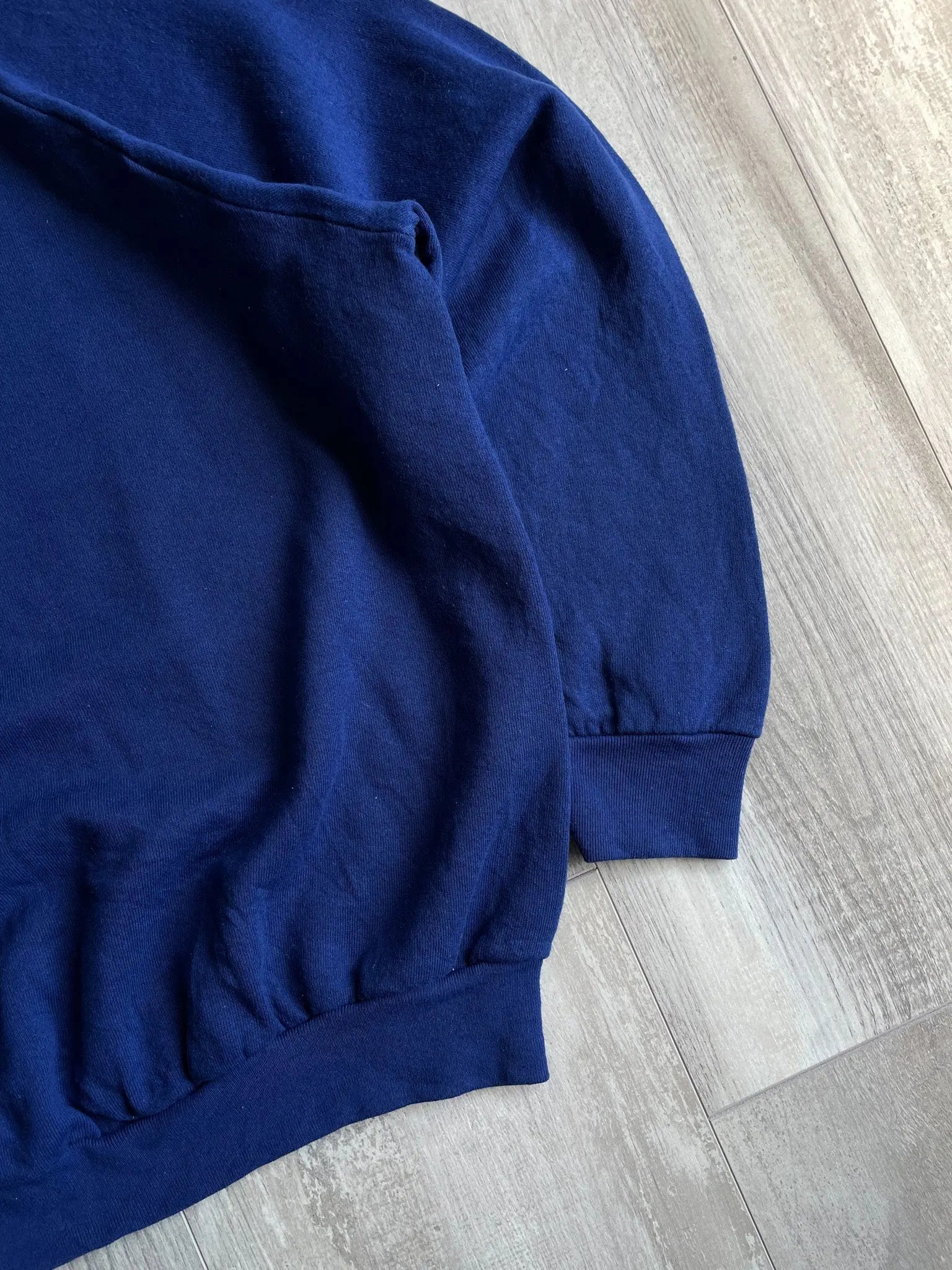 1990's Fruit Of The Loom Navy Sweatshirt - L sullivansvintage