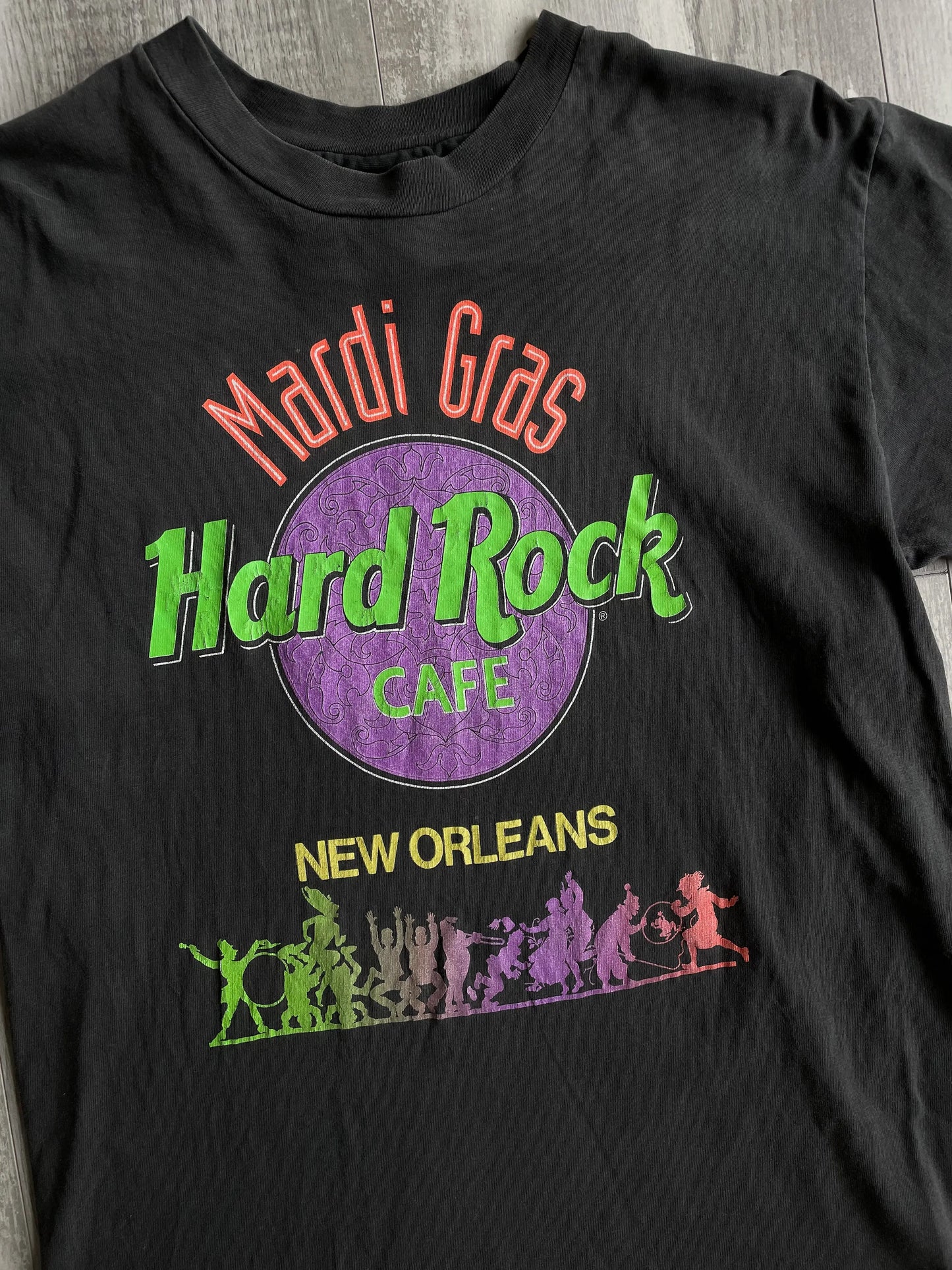 1990's Hard Rock Cafe Mardi Gras Tee - M sullivansvintage