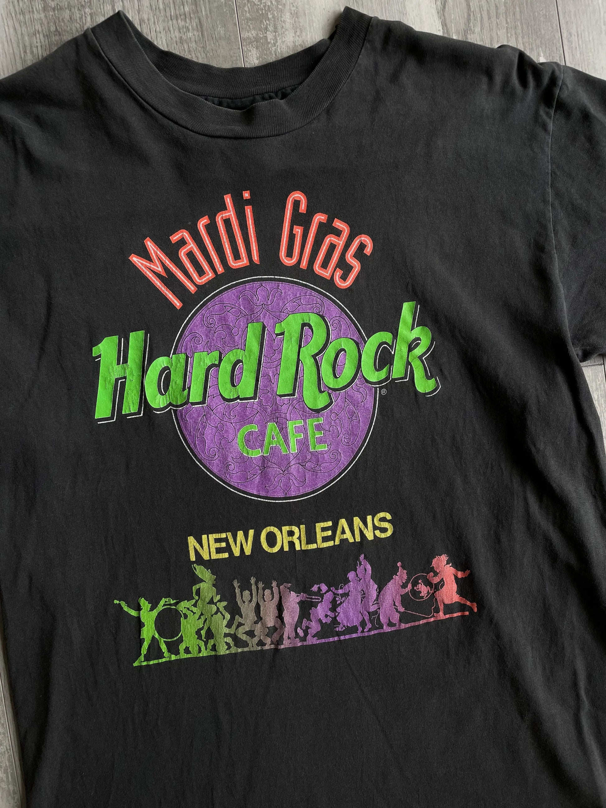 1990's Hard Rock Cafe Mardi Gras Tee - M sullivansvintage
