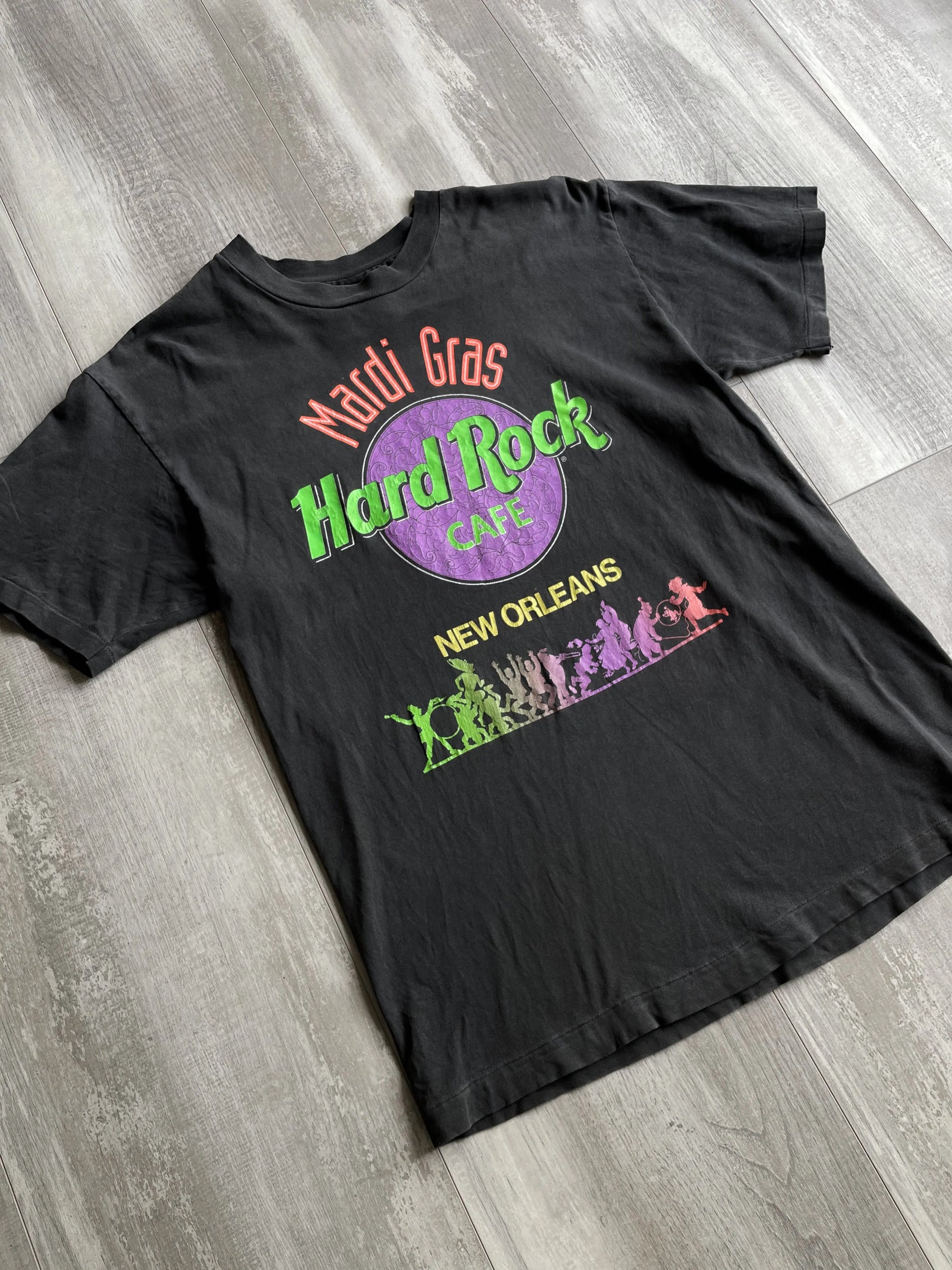 1990's Hard Rock Cafe Mardi Gras Tee - M sullivansvintage