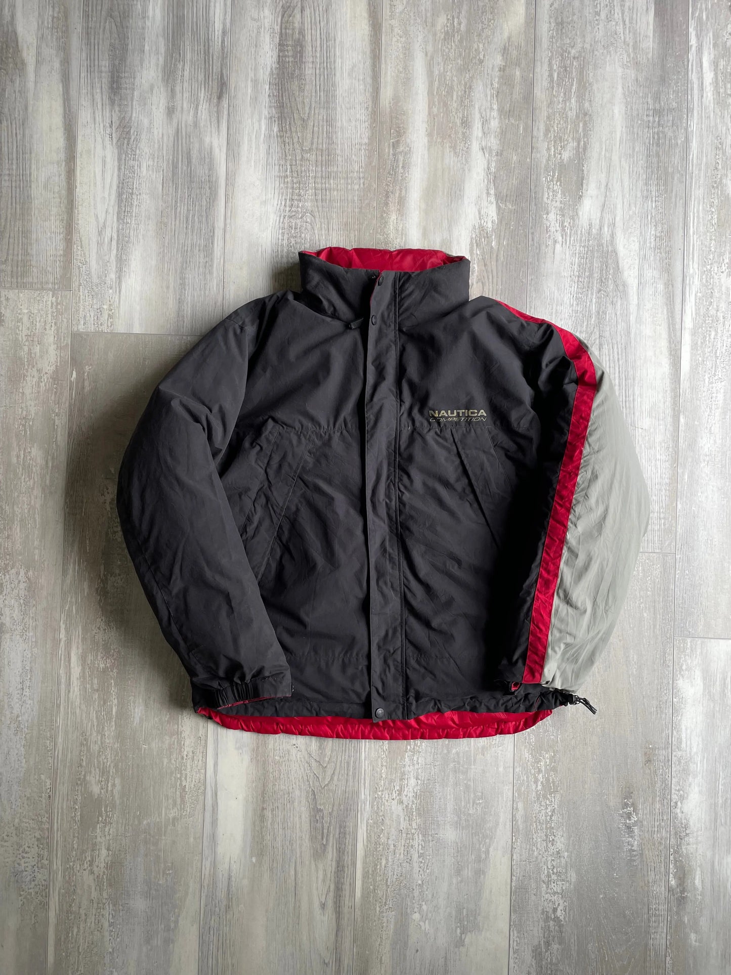 1990's Nautica Competition Reversible Puffer Jacket - L sullivansvintage