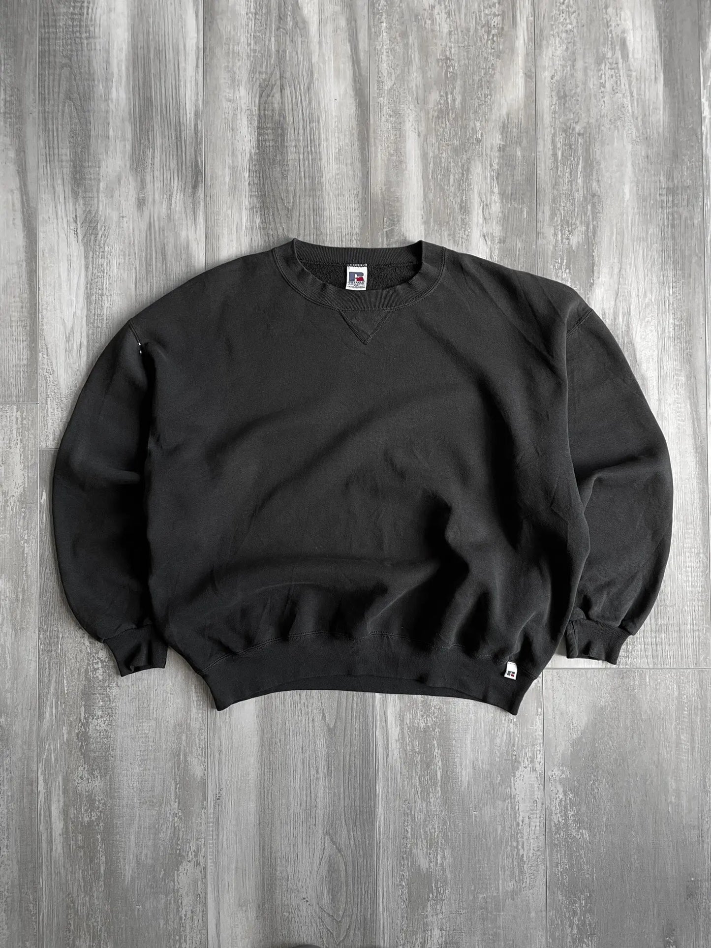 1990's Russell Athletic Black Sweatshirt - XXL sullivansvintage