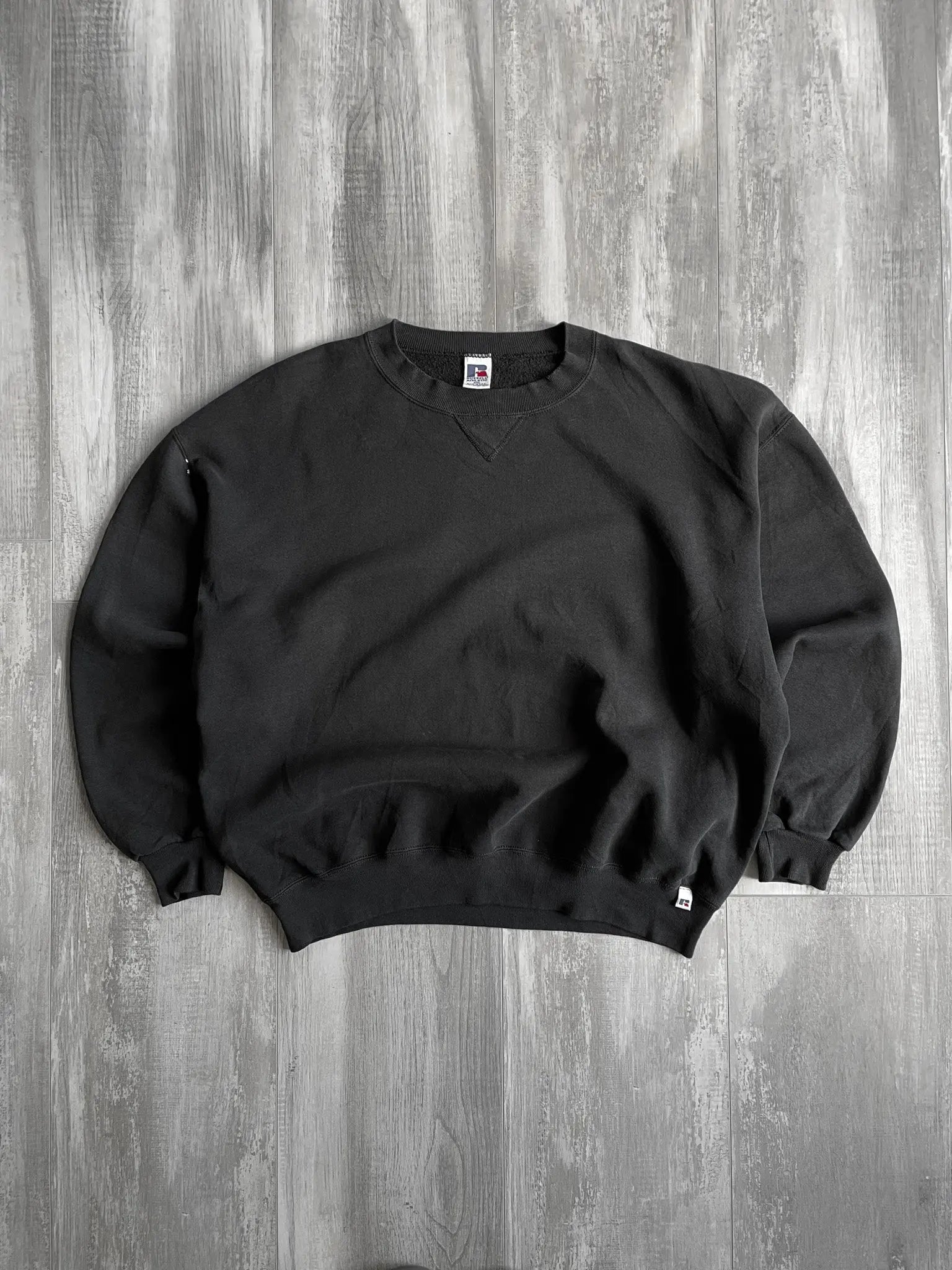1990's Russell Athletic Black Sweatshirt - XXL sullivansvintage