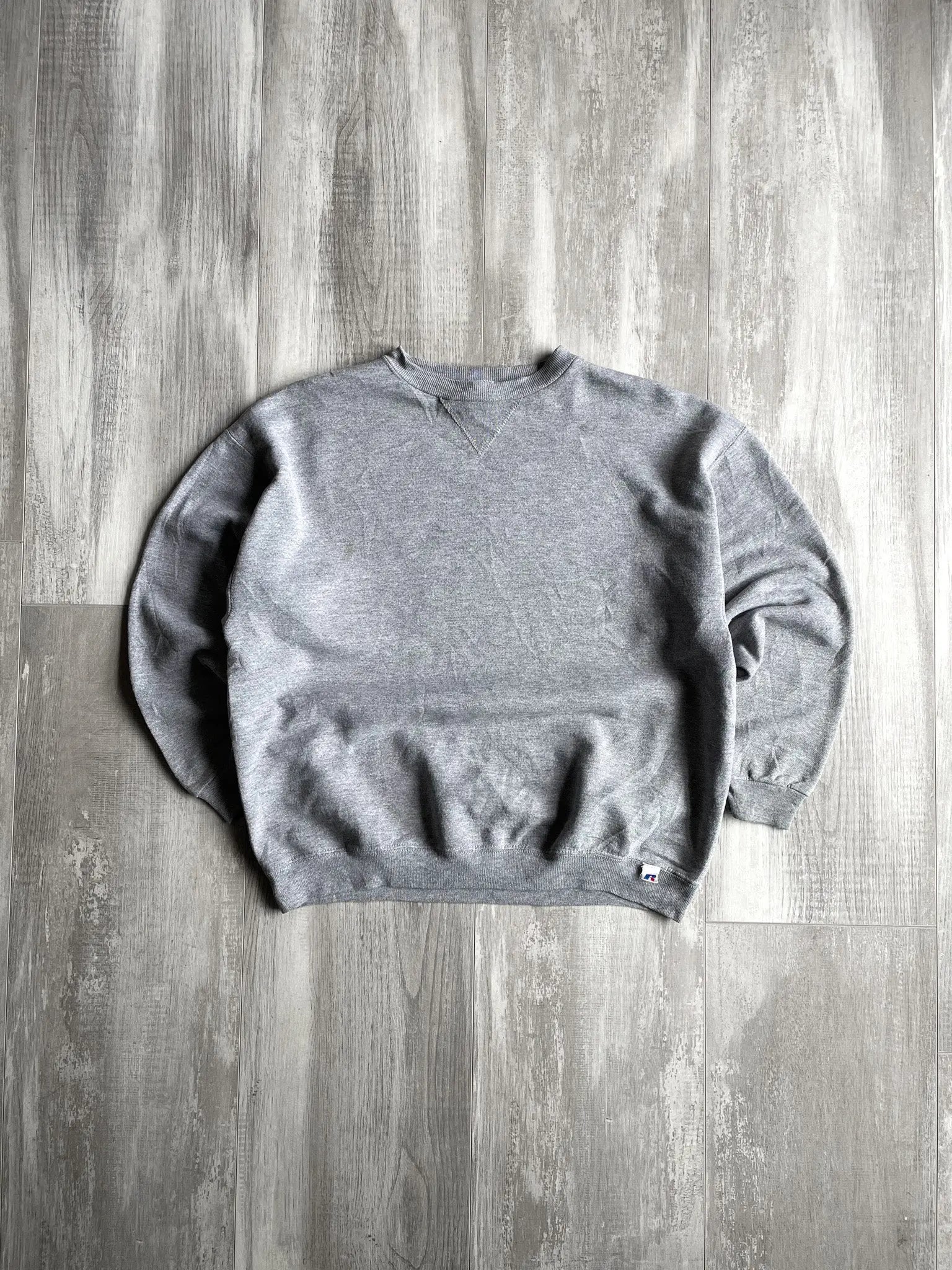 1990's Russell Athletic Grey Sweatshirt - S sullivansvintage