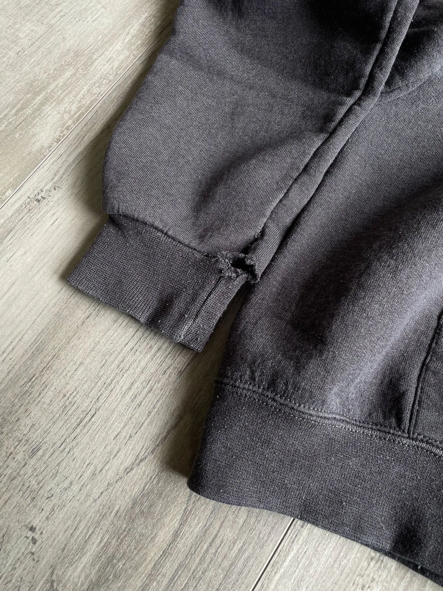 1990's Syracuse Champion Hoodie Charcoal Grey - M sullivansvintage