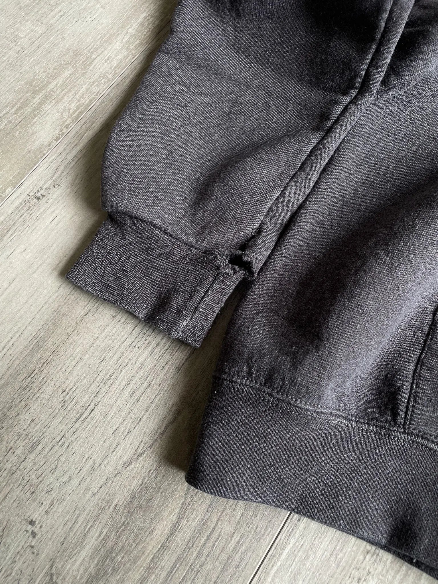 1990's Syracuse Champion Hoodie Charcoal Grey - M sullivansvintage
