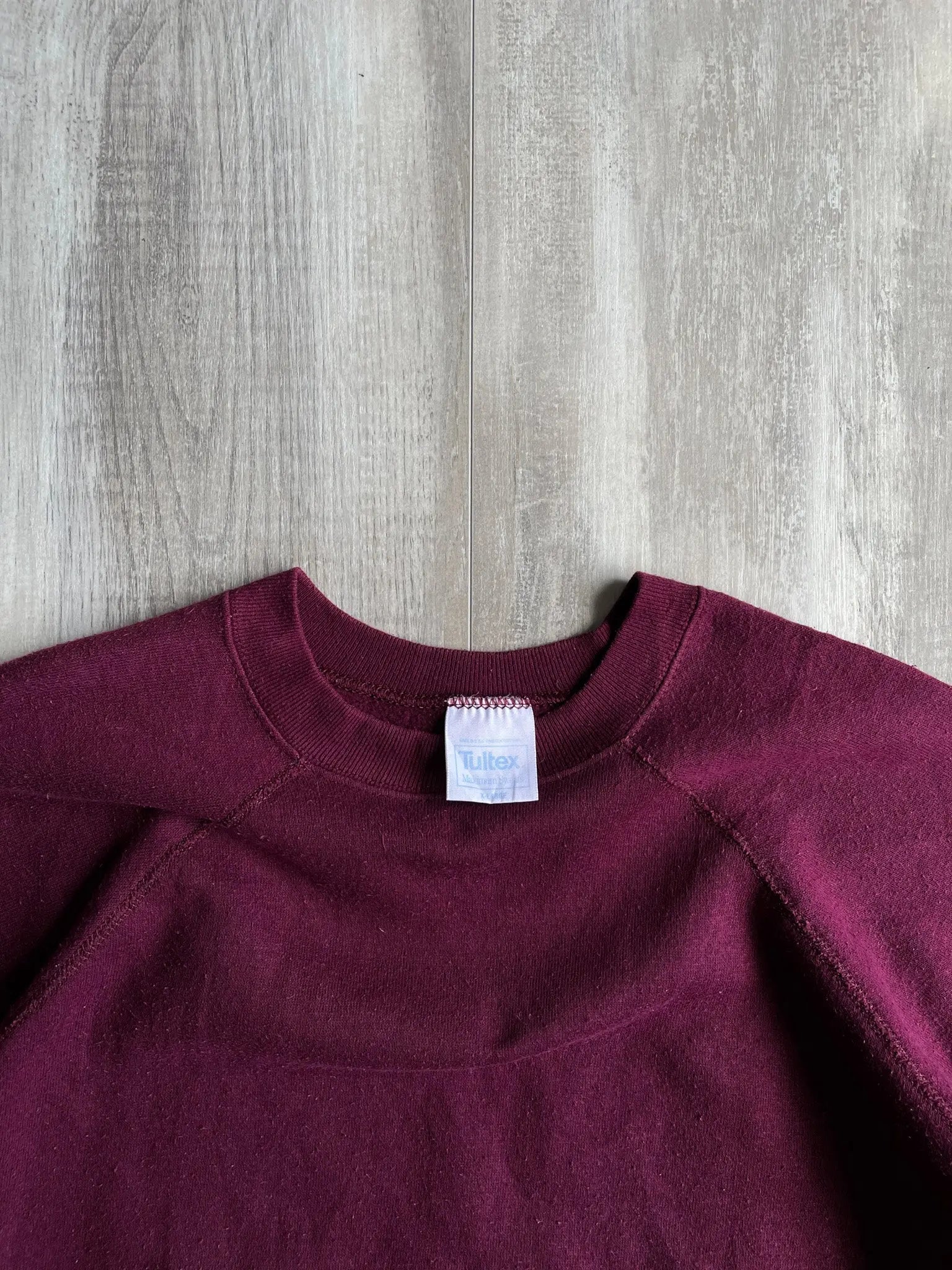 1990's Tultex Burgundy Sweatshirt - XL sullivansvintage