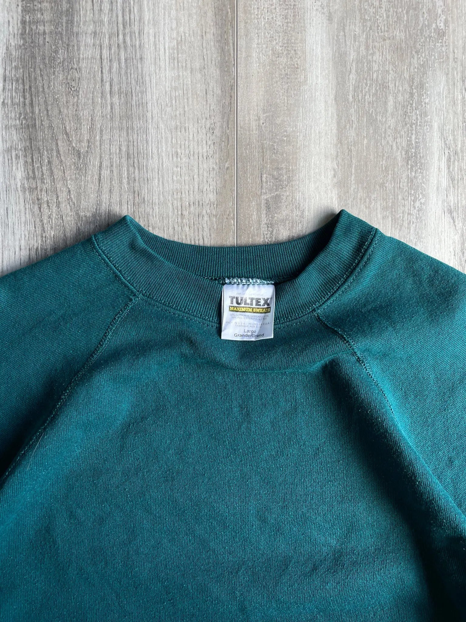 1990's Tultex Green Sweatshirt - L sullivansvintage