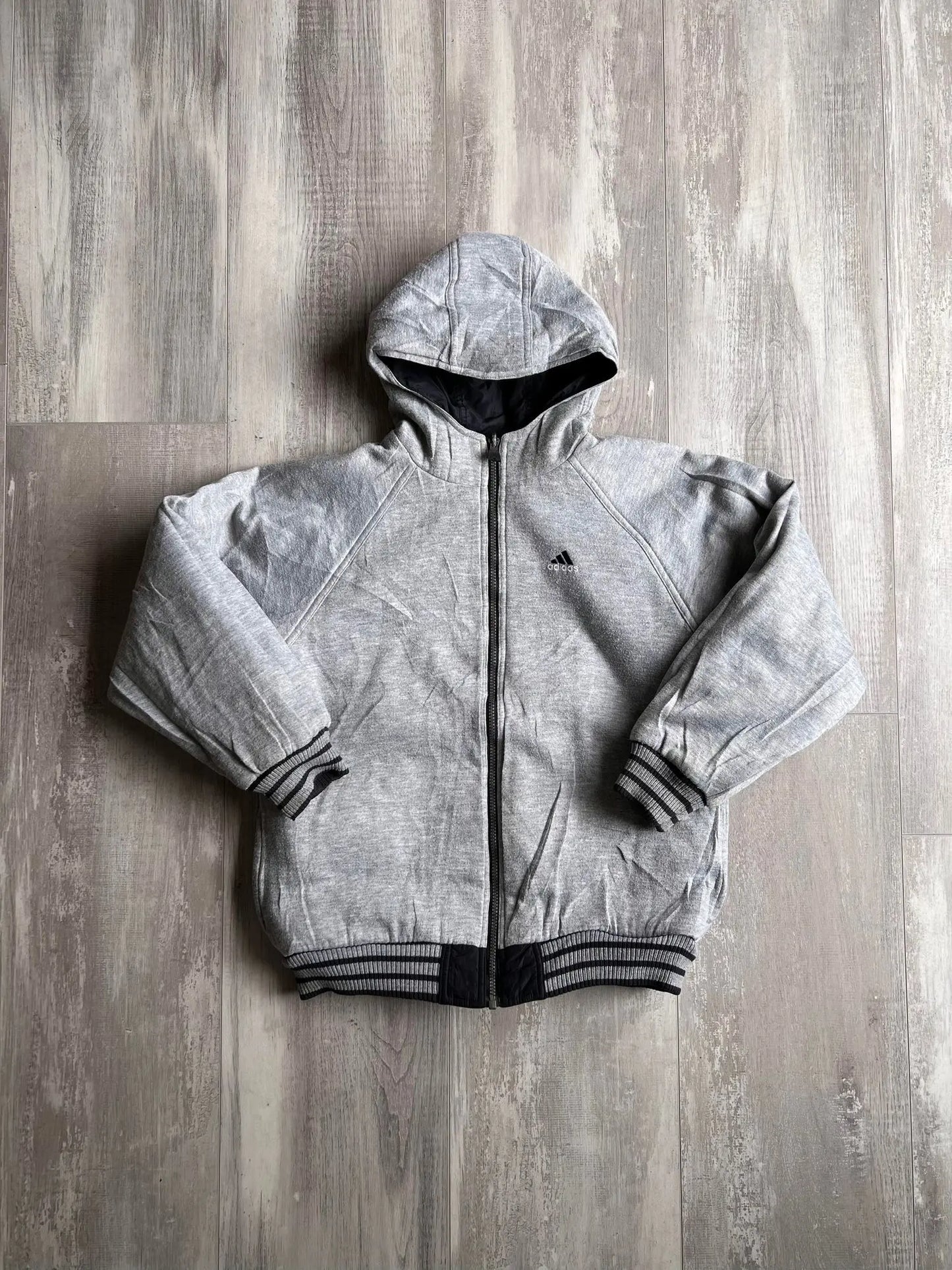 1990s Adidas Three Stripes Reversible Jacket - XS sullivansvintage