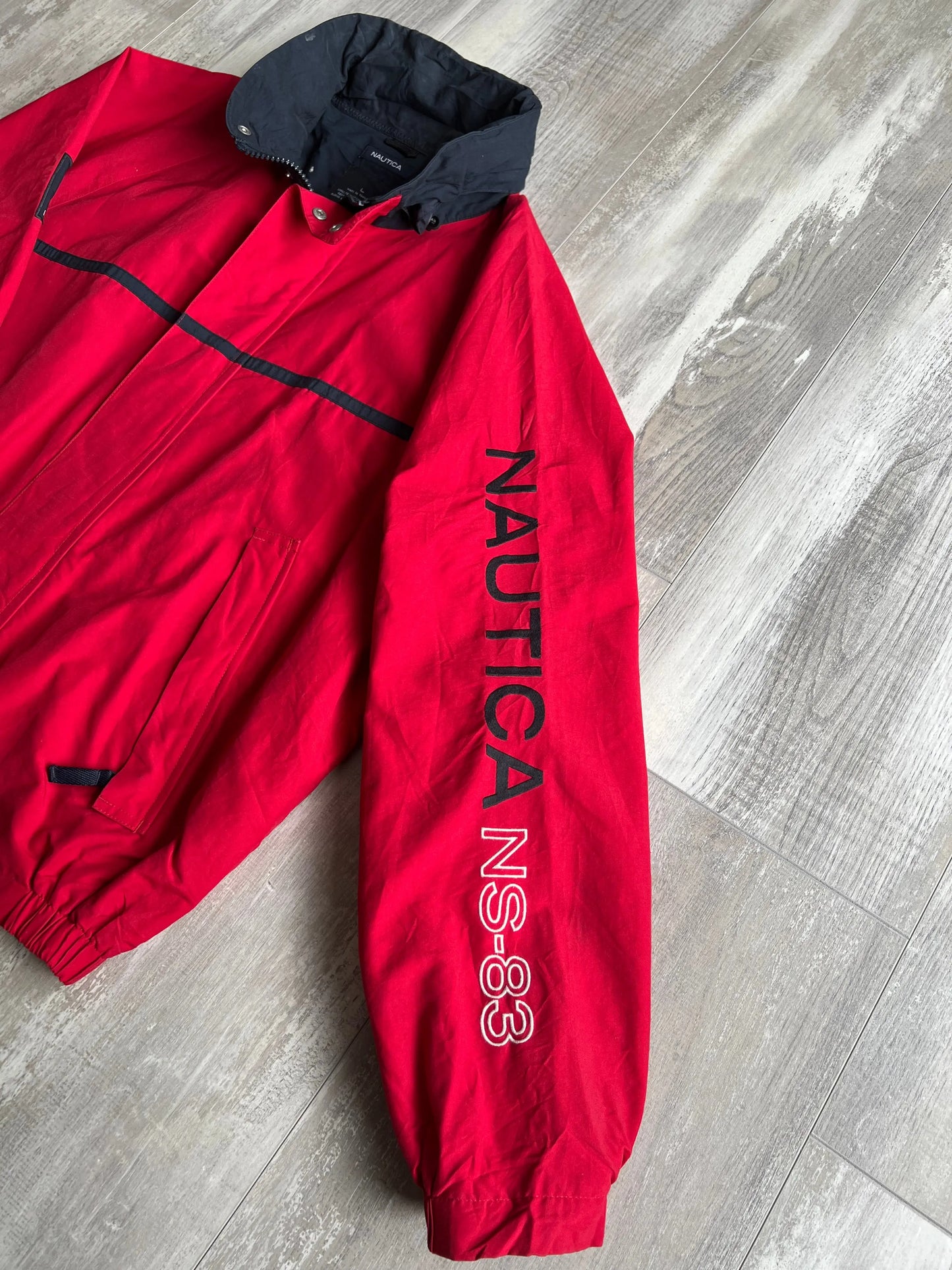 1990s Nautica NS-86 Hooded Jacket - L sullivansvintage