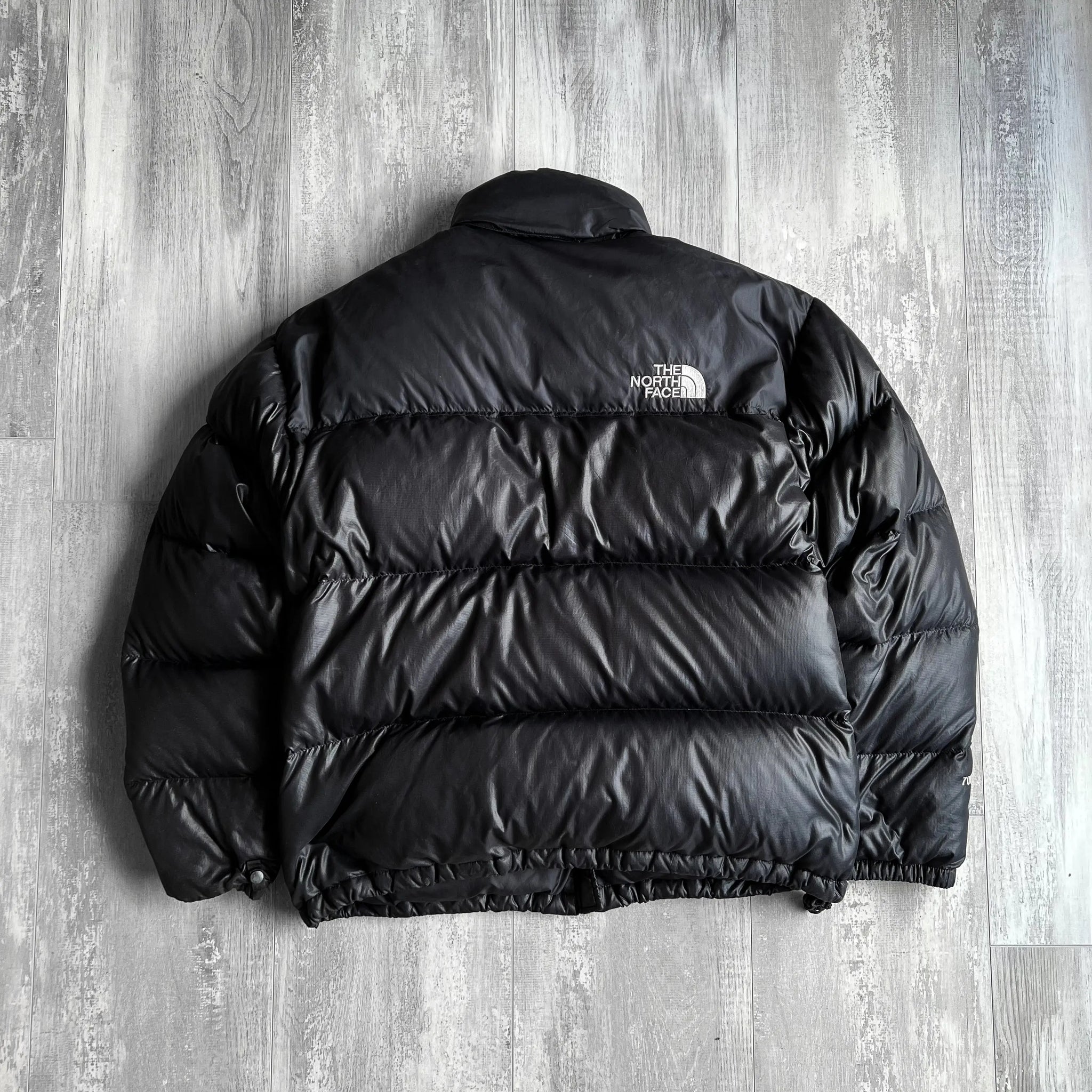 1990s The North Face Jacket Nuptse 700 Black Puffer Jacket - L ...