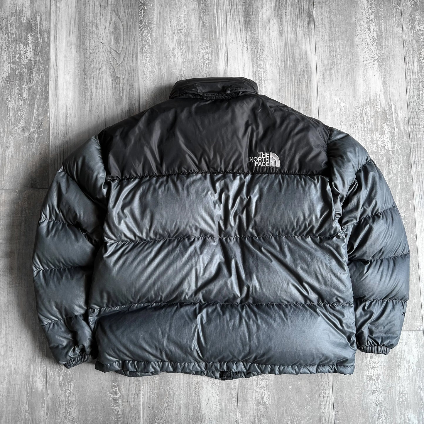 1990s The North Face Nuptse 700 Grey Puffer Jacket - XXL sullivansvintage