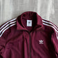 Adidas Originals Burgundy Full Zip Track Jacket - S sullivansvintage