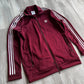 Adidas Originals Burgundy Full Zip Track Jacket - S sullivansvintage