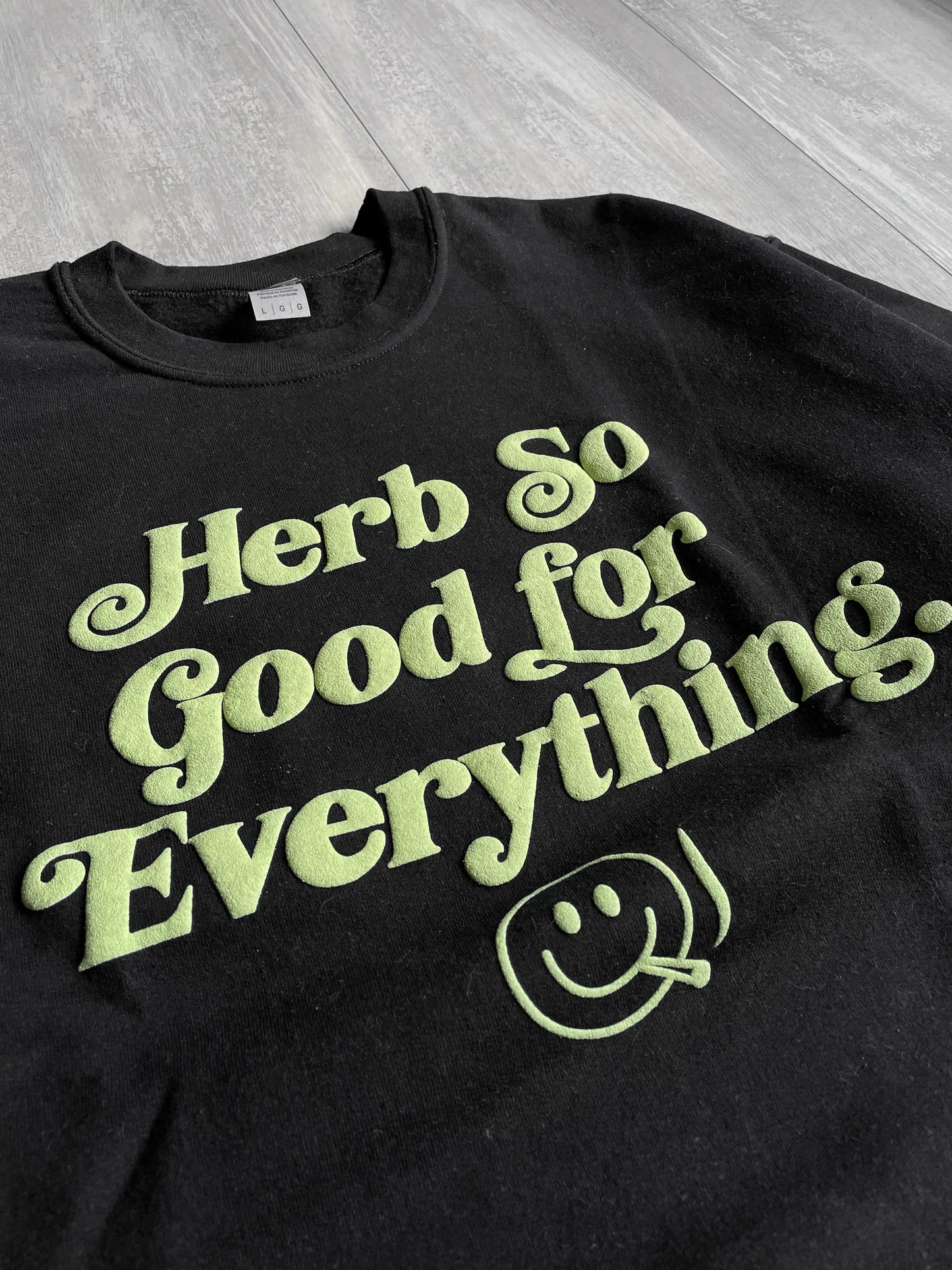 Bob Marley "Herb So Good" Crewneck Sweater - L sullivansvintage
