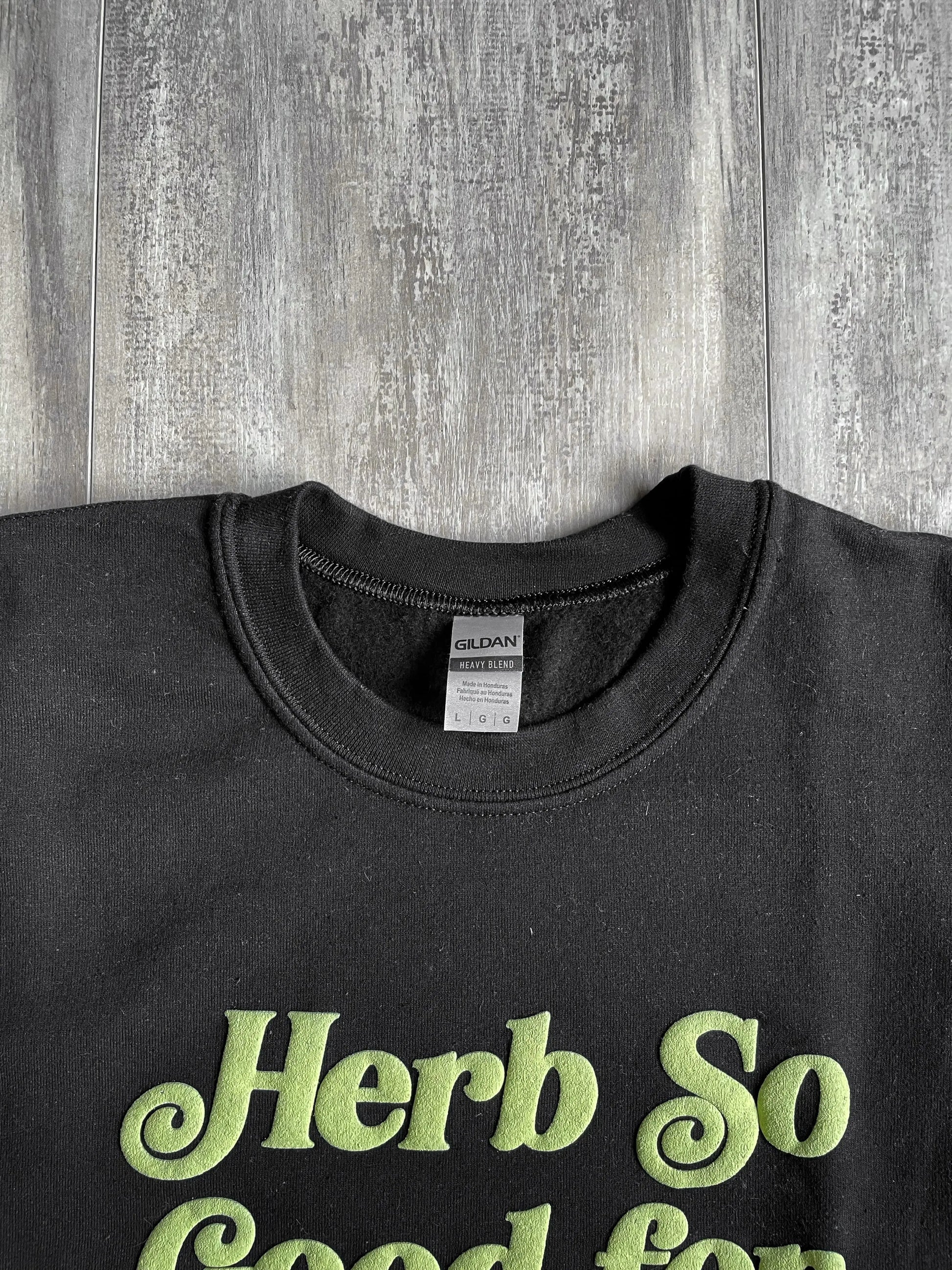 Bob Marley "Herb So Good" Crewneck Sweater - L sullivansvintage
