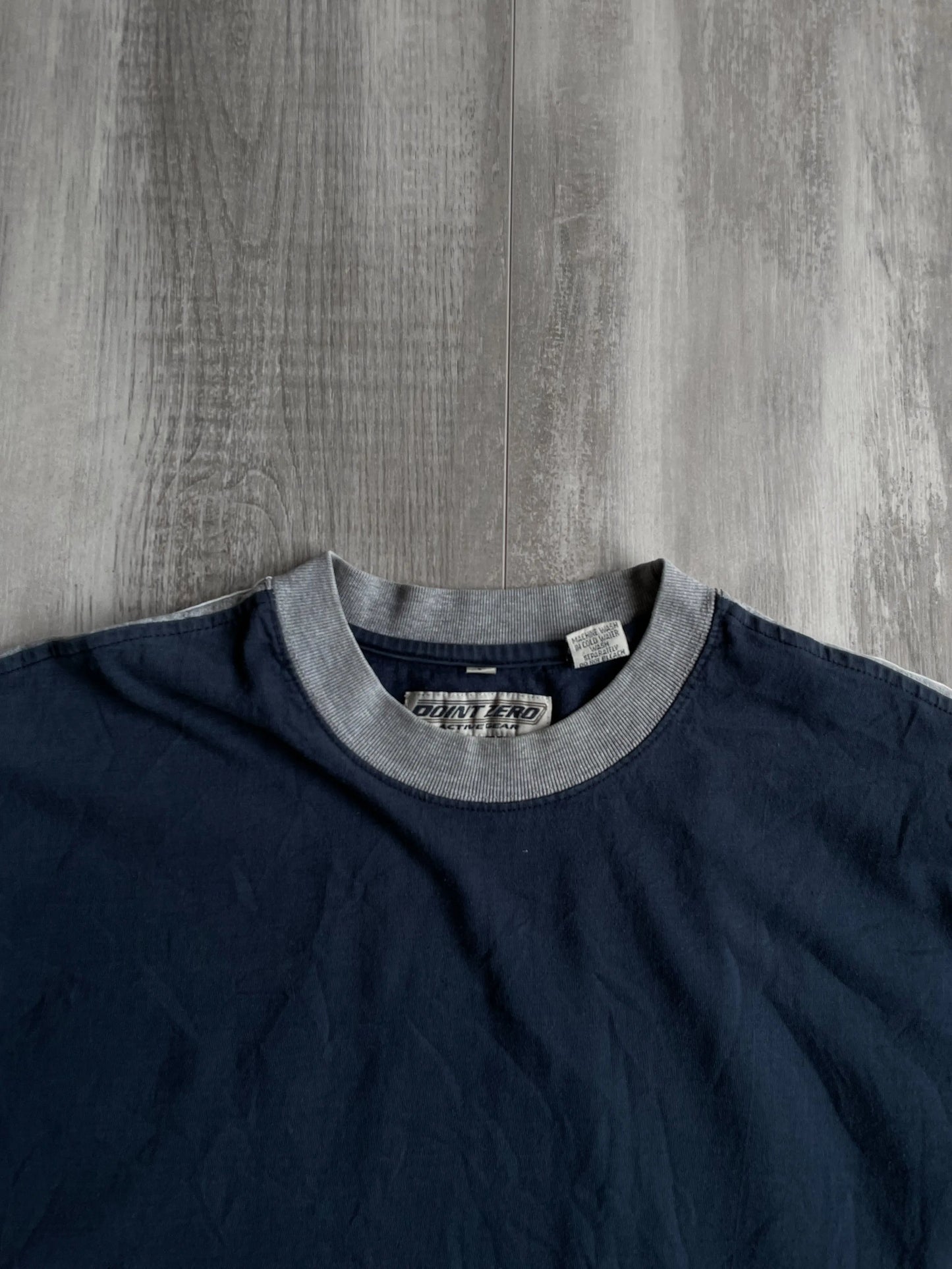 Boxy Navy Tee - L sullivansvintage