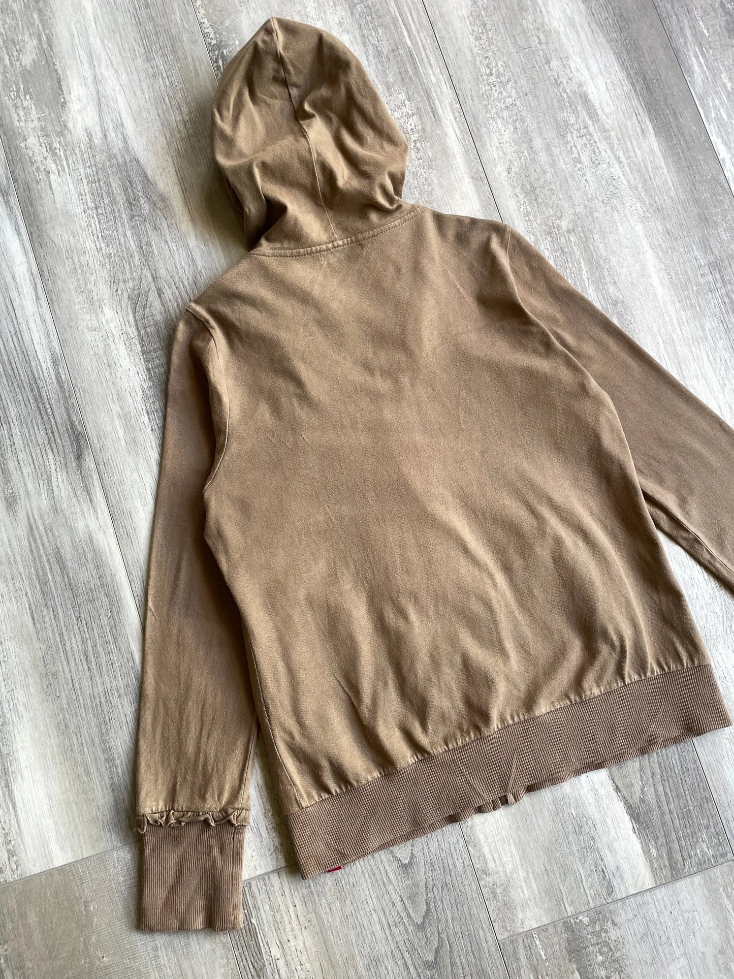 C.Union Y2K Brown Zip Up Hoodie - L sullivansvintage