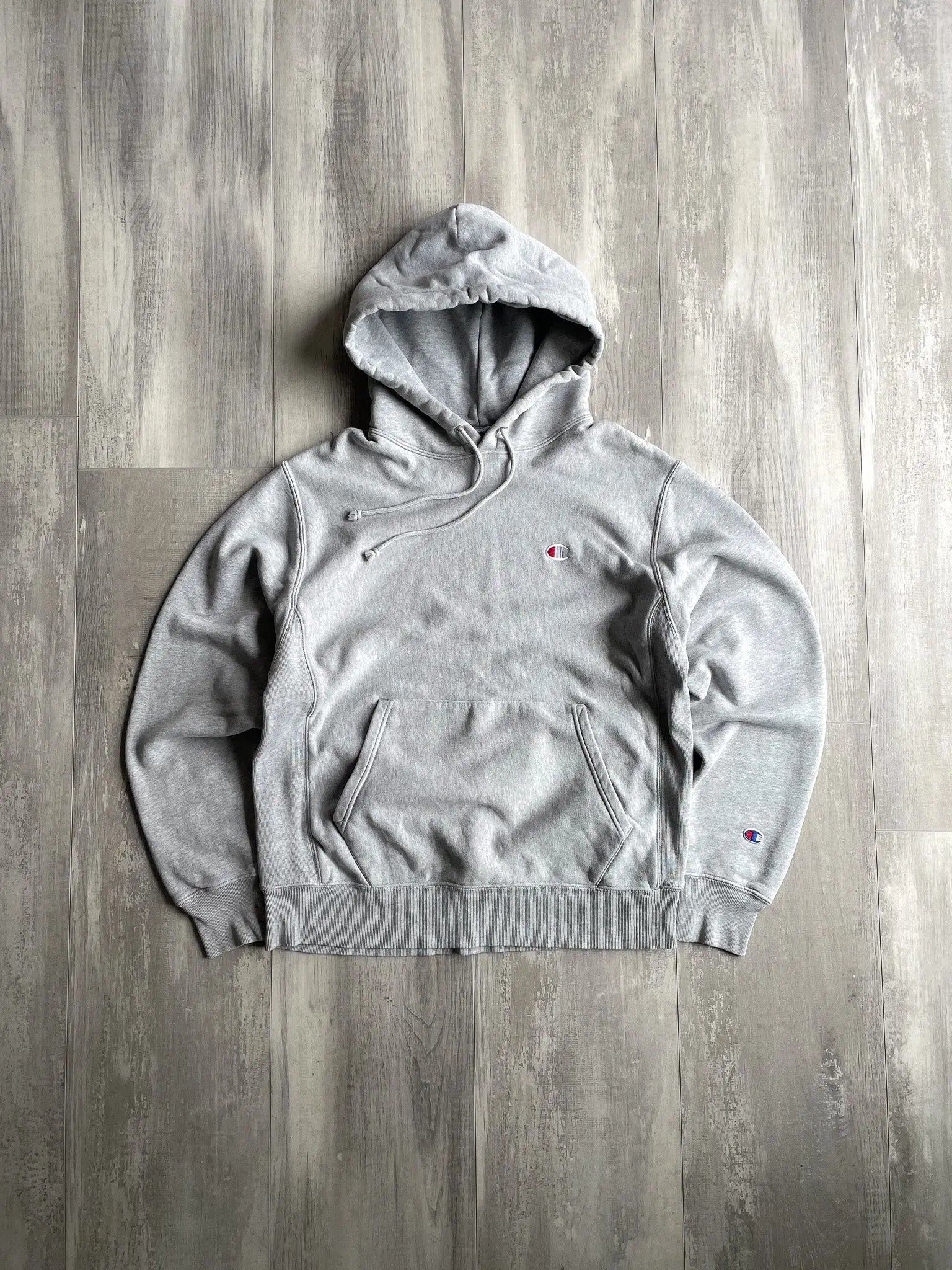 Champion Reverse Weave Hoodie Grey - M sullivansvintage