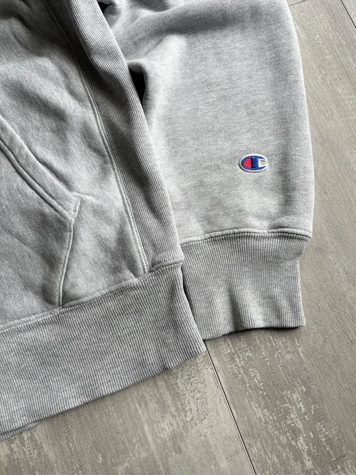 Champion Reverse Weave Hoodie Grey - M sullivansvintage