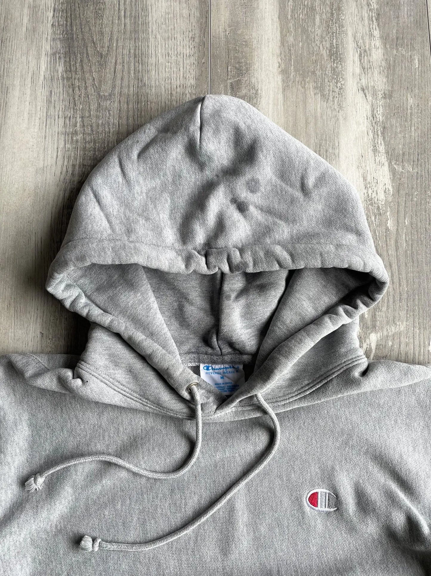 Champion Reverse Weave Hoodie Grey - M sullivansvintage