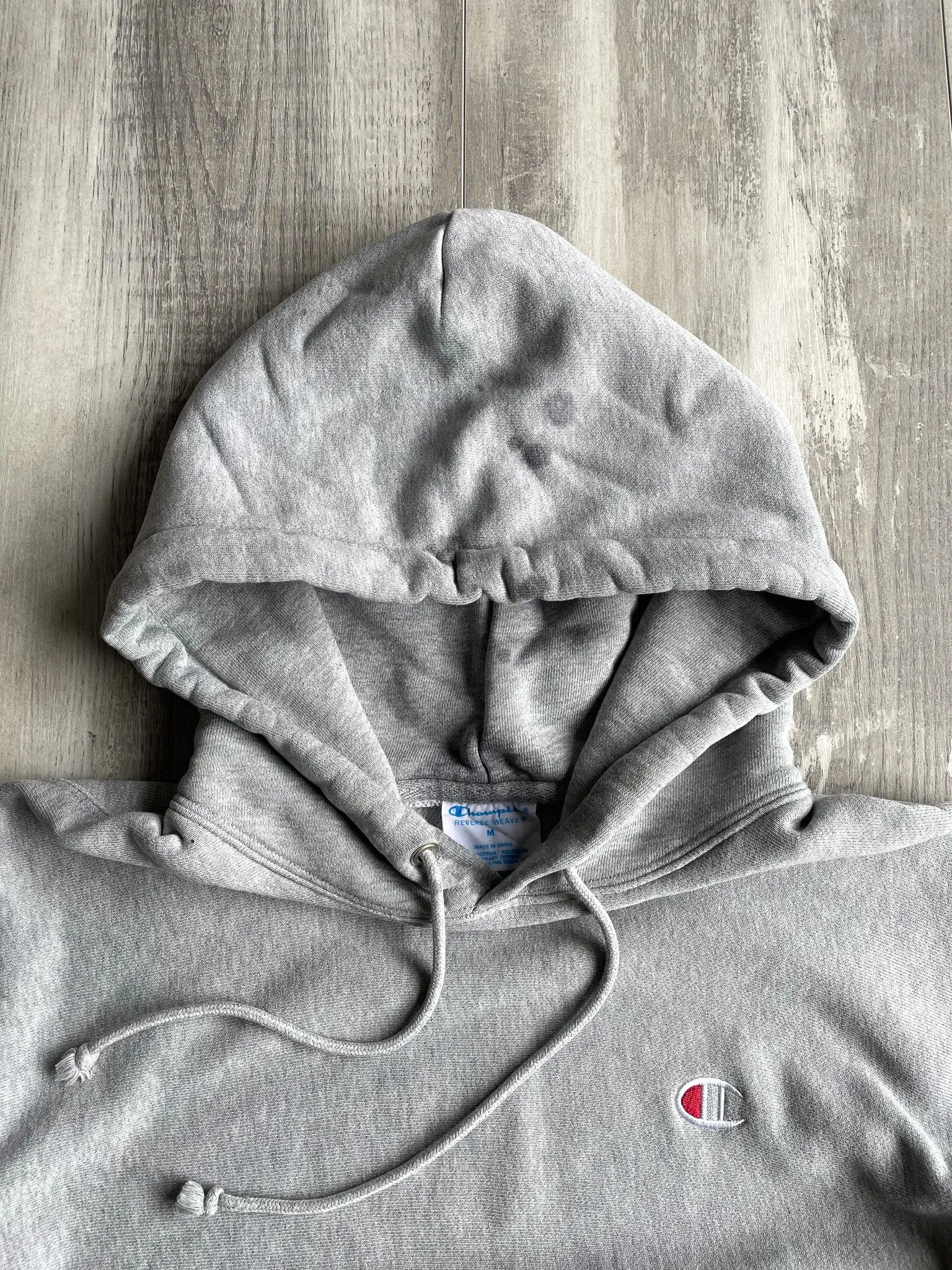 Champion Reverse Weave Hoodie Grey - M sullivansvintage