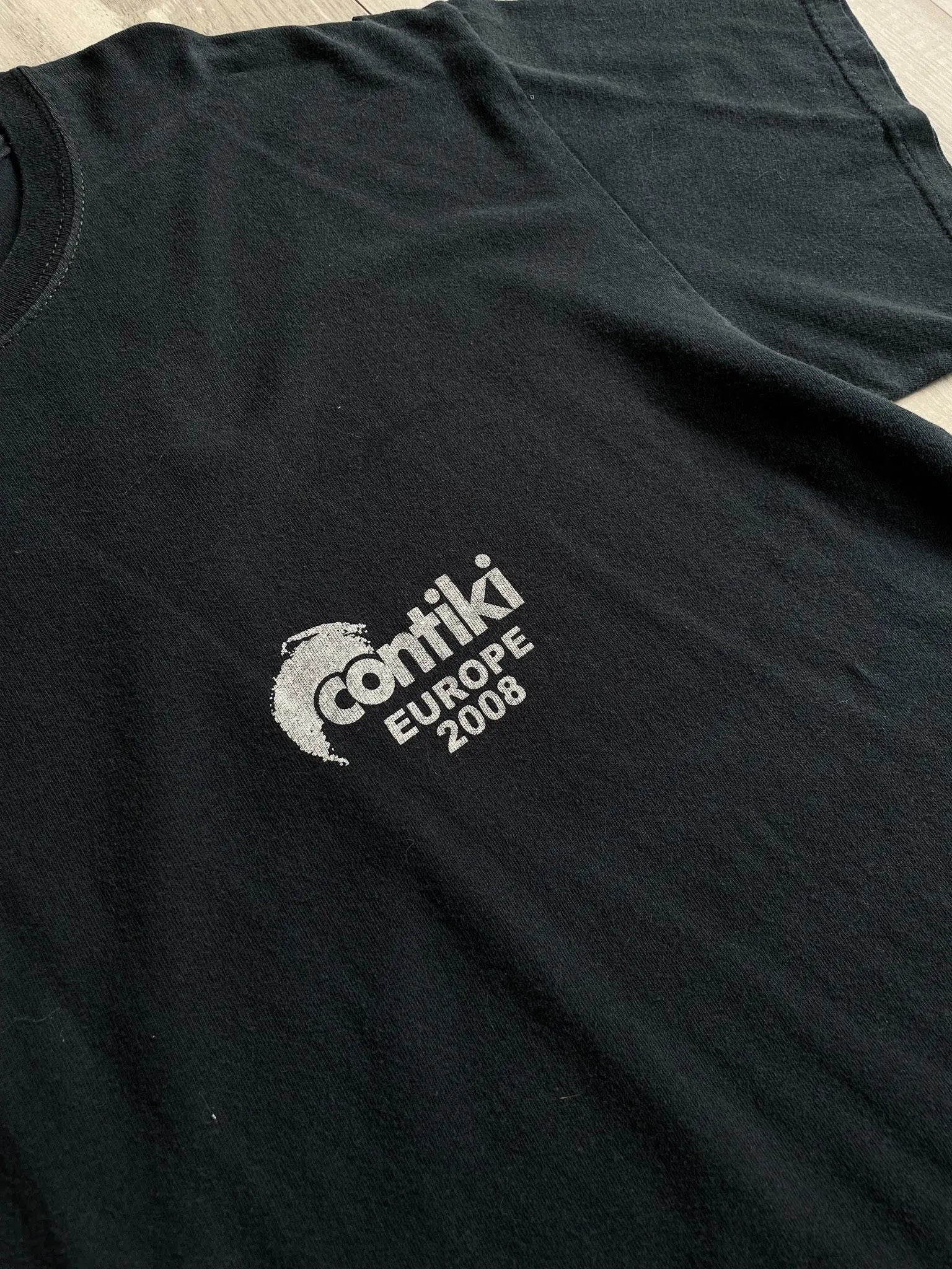 Cotton Gallery "Contiki Europe 2008" T-Shirt - L sullivansvintage