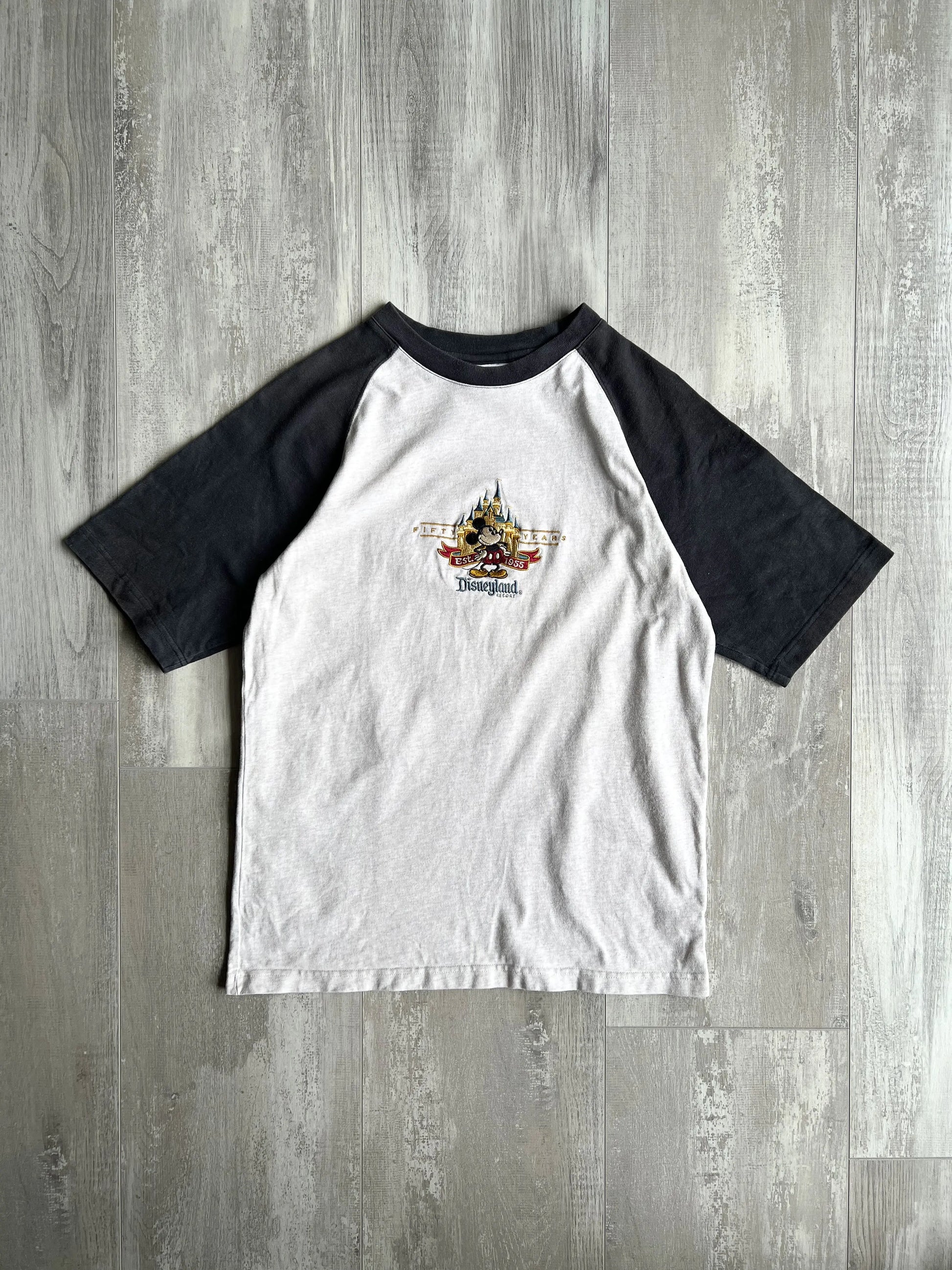 Disney Theme Parks Walt Disney "50 Years" Embroidered Tee - S sullivansvintage
