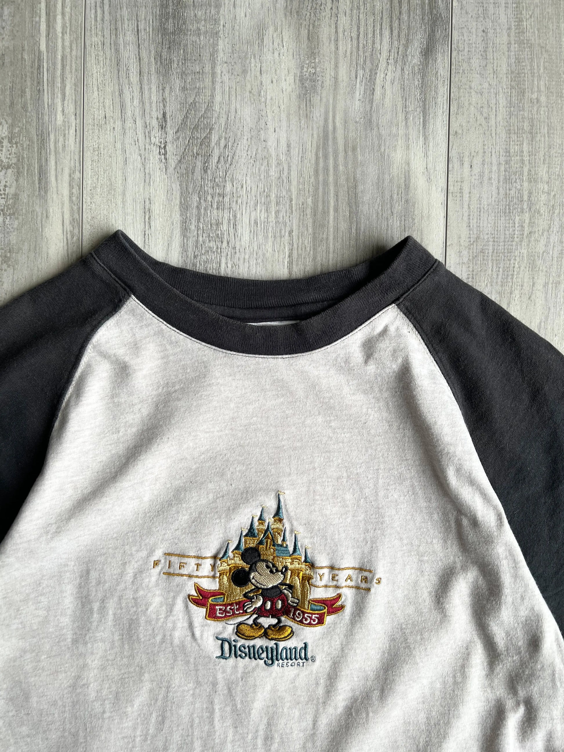 Disney Theme Parks Walt Disney "50 Years" Embroidered Tee - S sullivansvintage