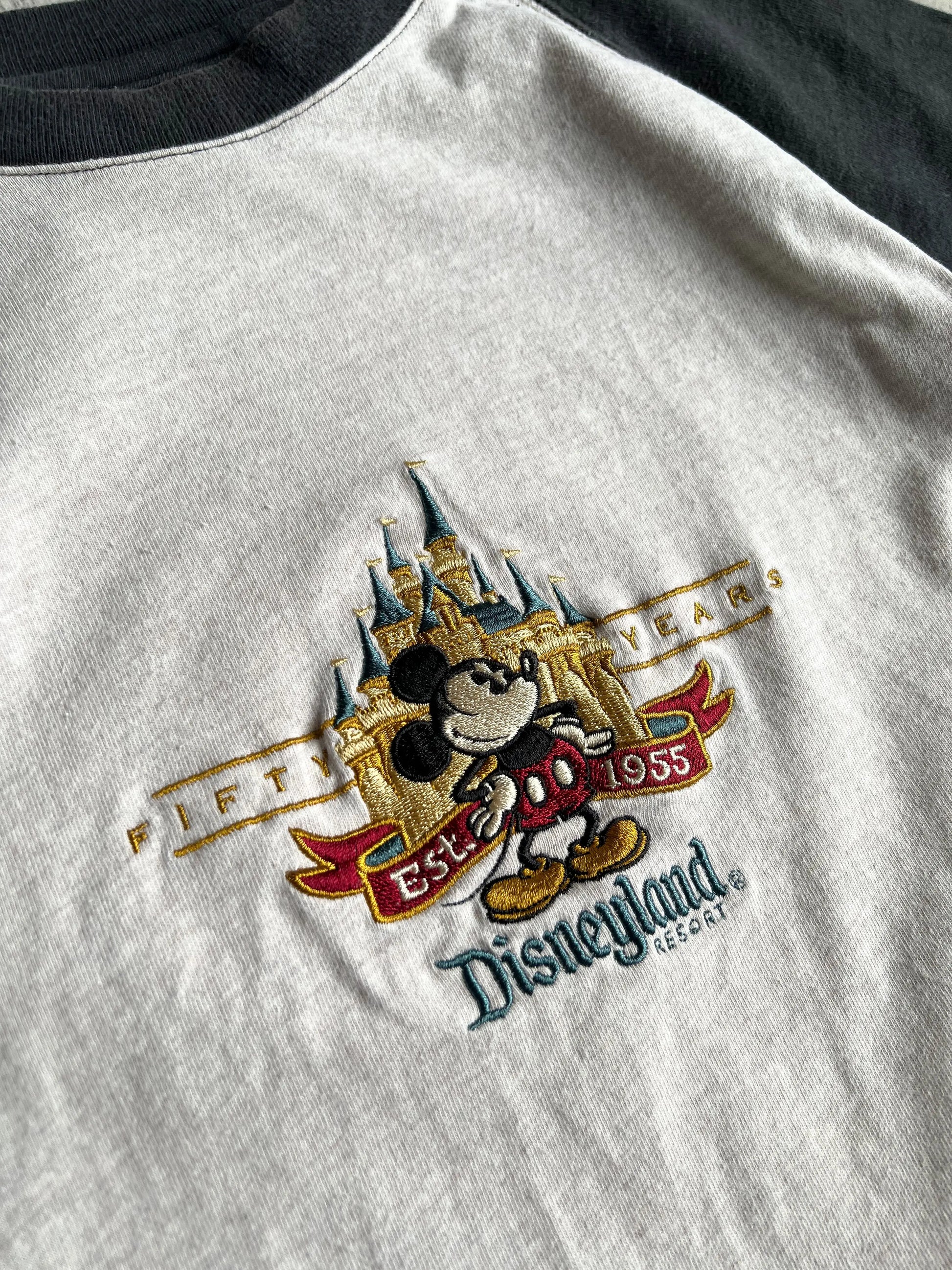 Disney Theme Parks Walt Disney "50 Years" Embroidered Tee - S sullivansvintage
