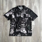 EN.ES Graphic Button up Shirt - M sullivansvintage