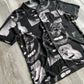 EN.ES Graphic Button up Shirt - M sullivansvintage