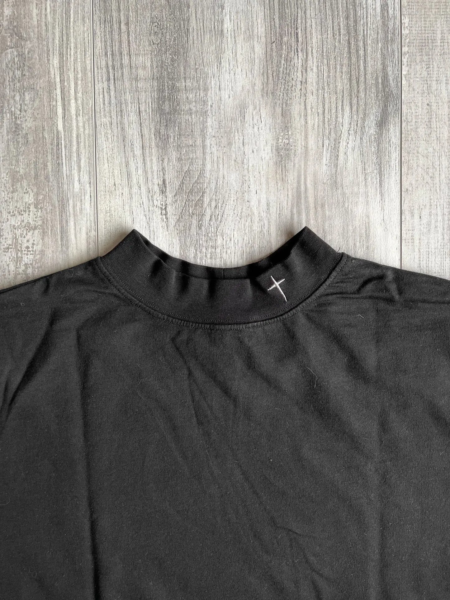 GRKC Black Mock Neck Long-Sleeve - L sullivansvintage