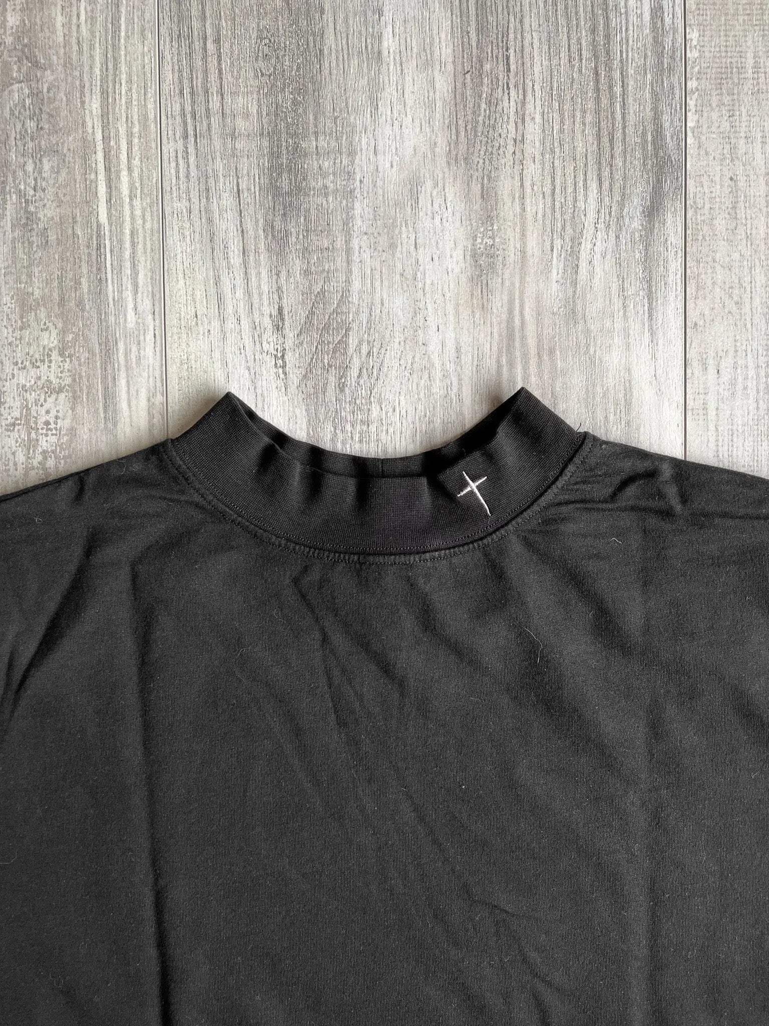 GRKC Black Mock Neck Long-Sleeve - L sullivansvintage