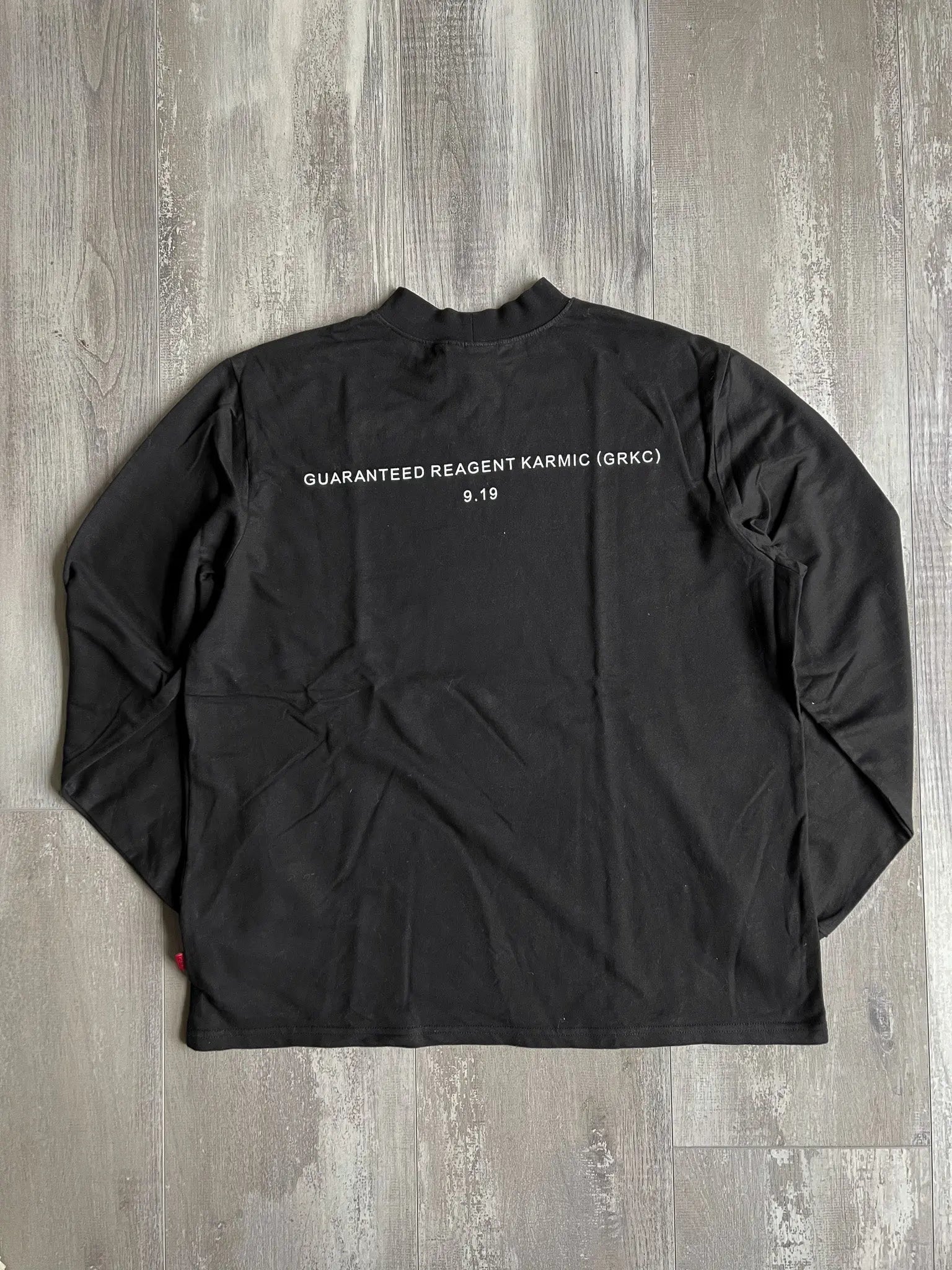 GRKC Black Mock Neck Long-Sleeve - L sullivansvintage