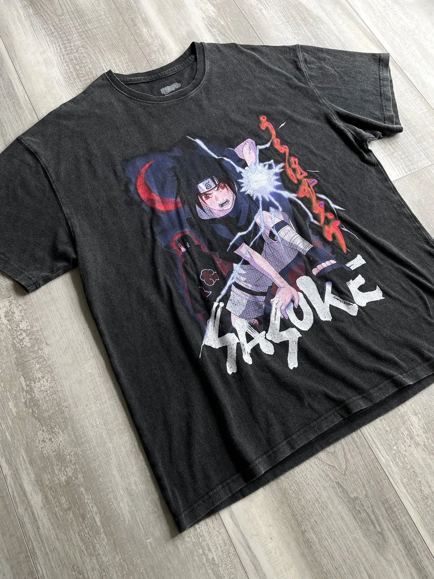 Goat Crew X Naruto Sasuke T-Shirt - L sullivansvintage