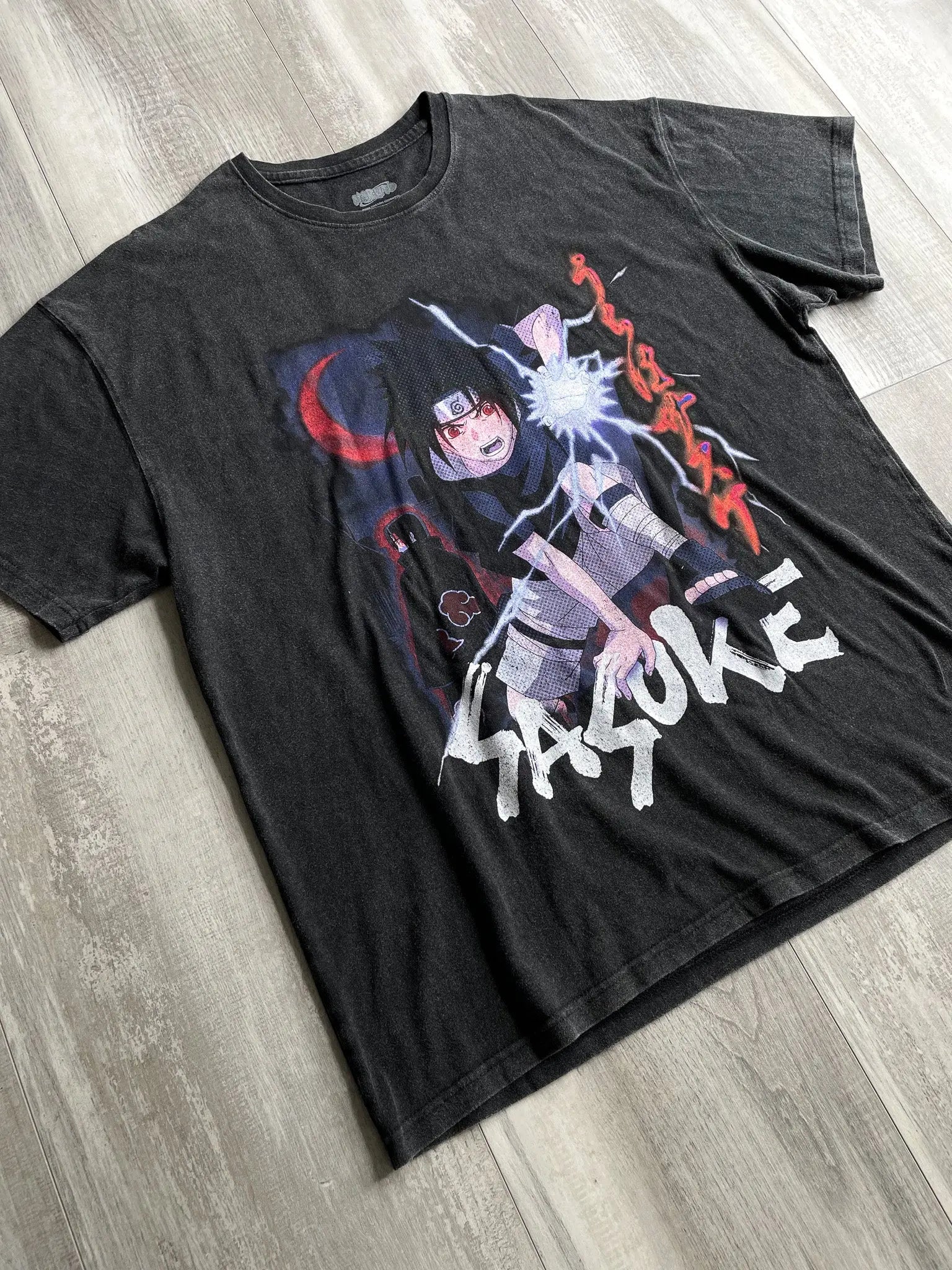Goat Crew X Naruto Sasuke T-Shirt - L sullivansvintage