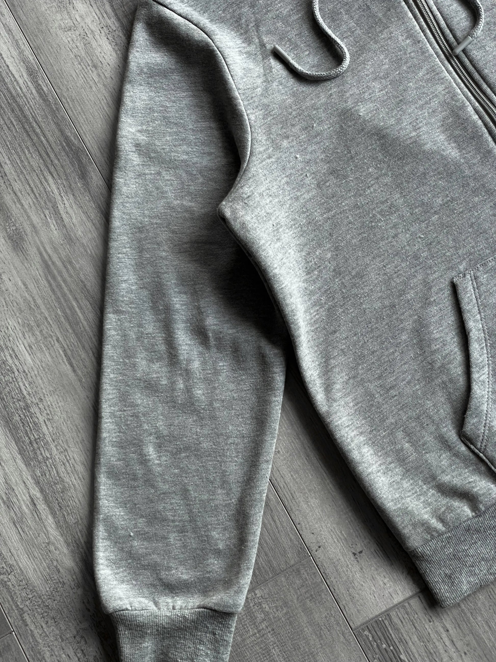 Grey Zip Up Hoodie - S sullivansvintage