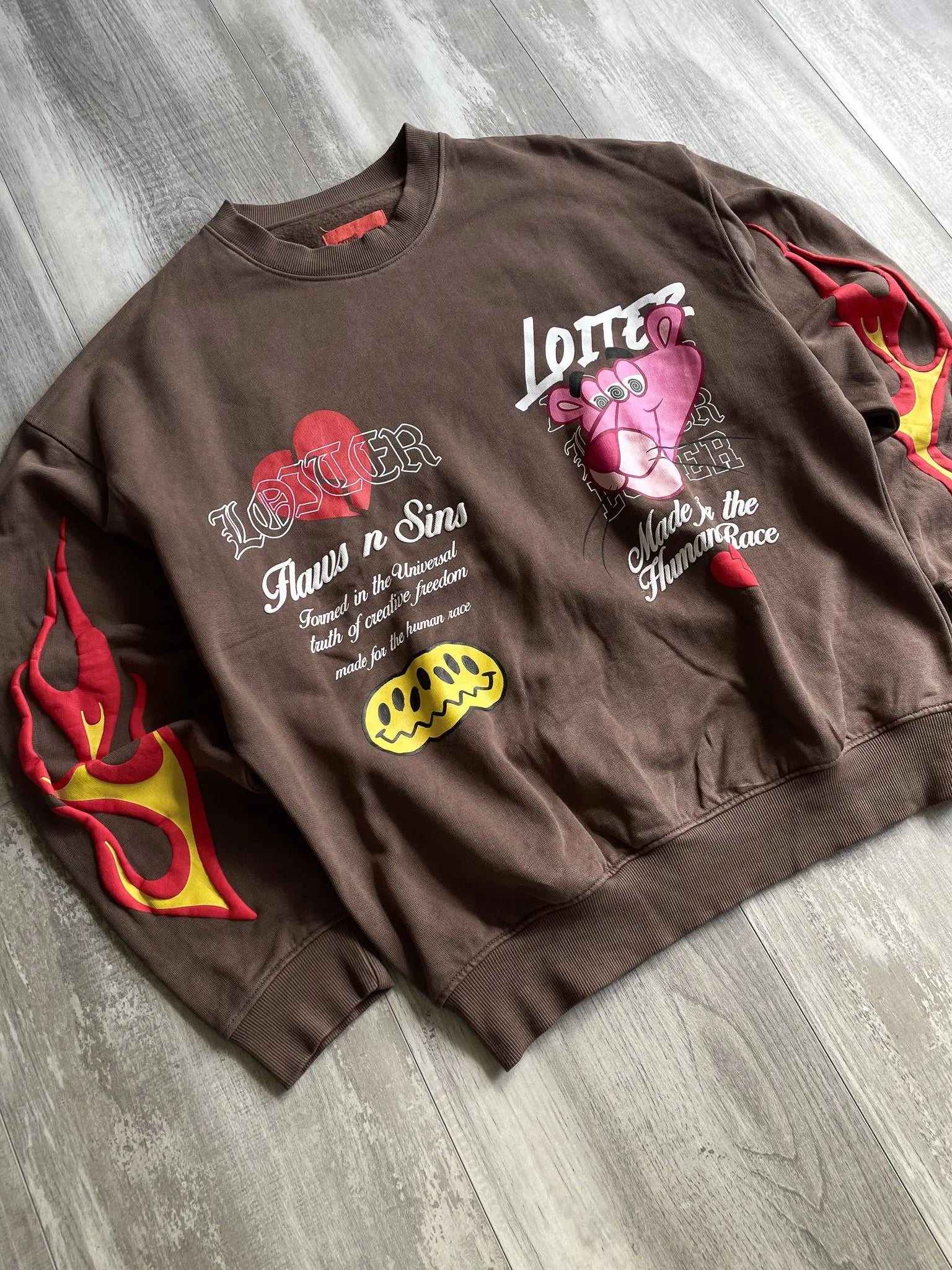 Loiter Freedom Multi Logo Crewneck - M sullivansvintage