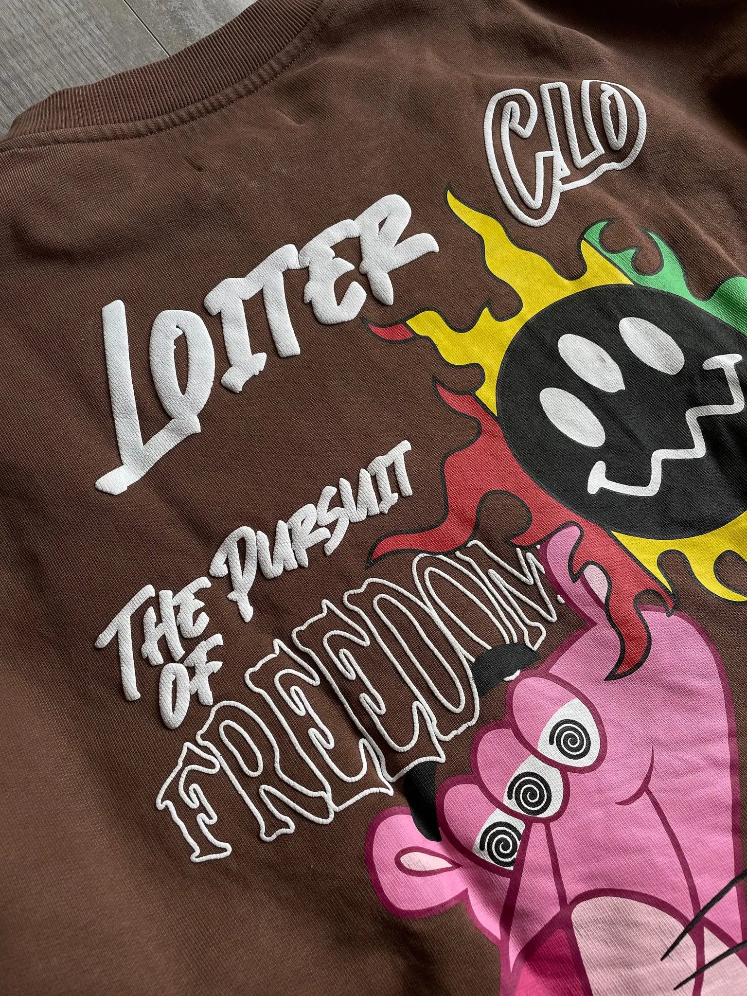 Loiter Freedom Multi Logo Crewneck - M sullivansvintage