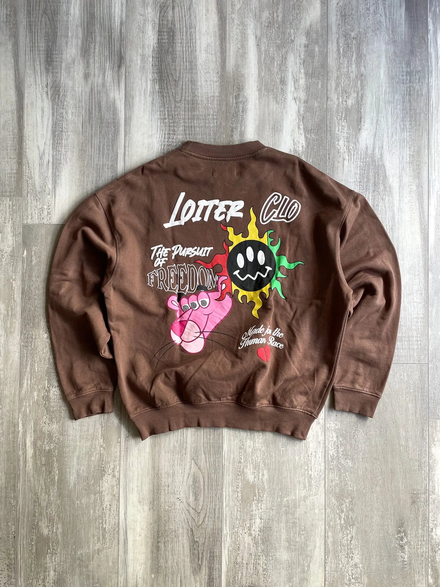 Loiter Freedom Multi Logo Crewneck - M sullivansvintage