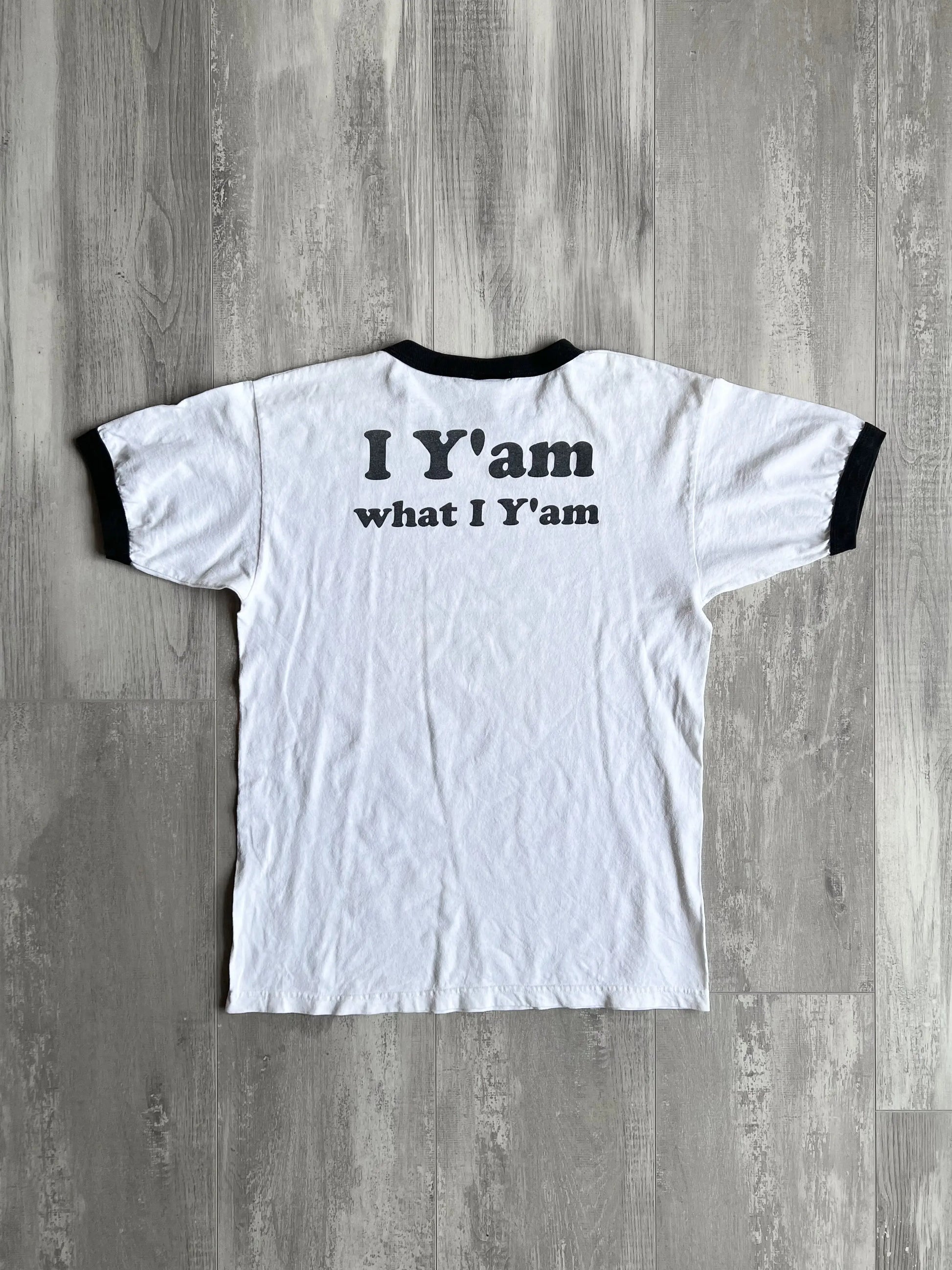 Popeyes "I Y'am what I Y'am" Tee - L sullivansvintage
